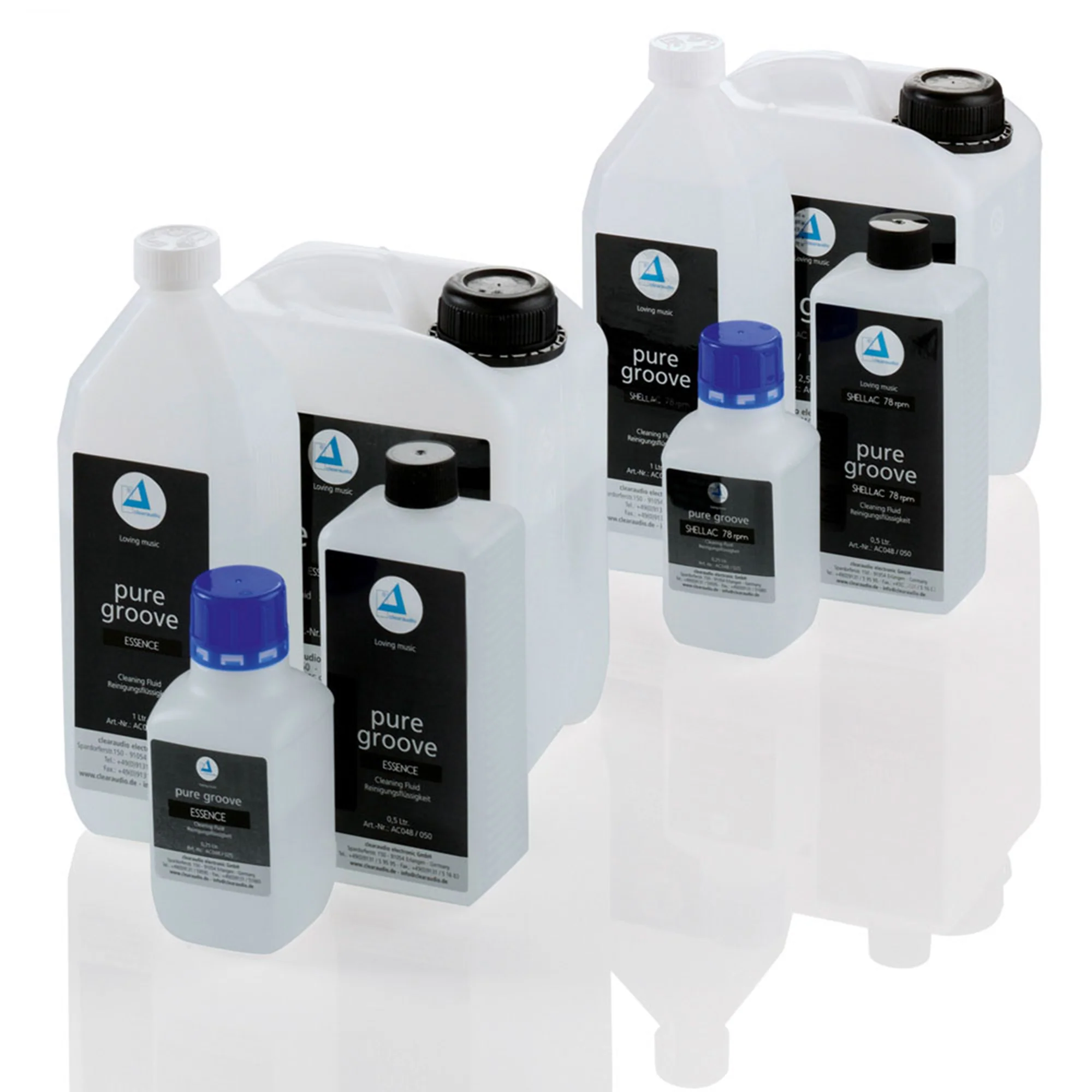 Clearaudio Pure Groove Essence Record Cleaning Fluid - GreshamTech