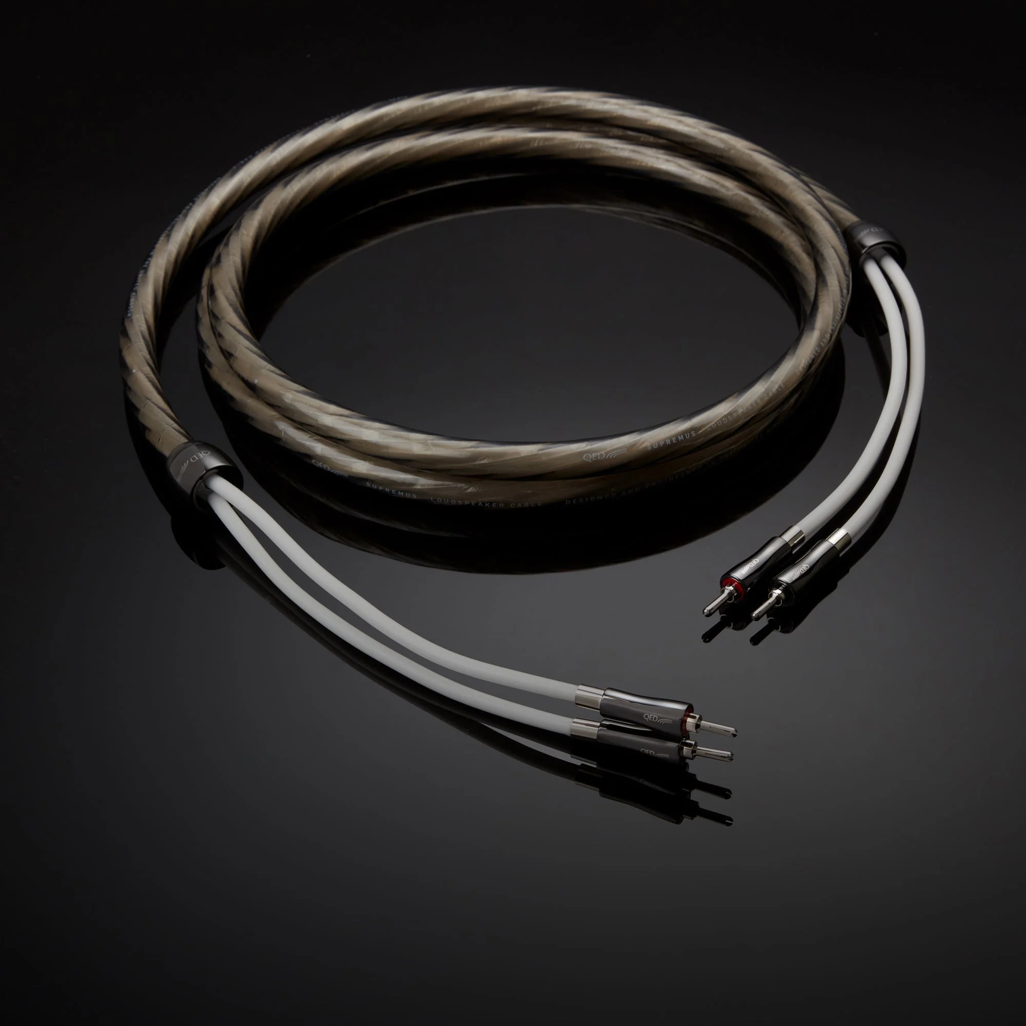 QED Supremus Zr Speaker Cable Banana Pair - GreshamTech