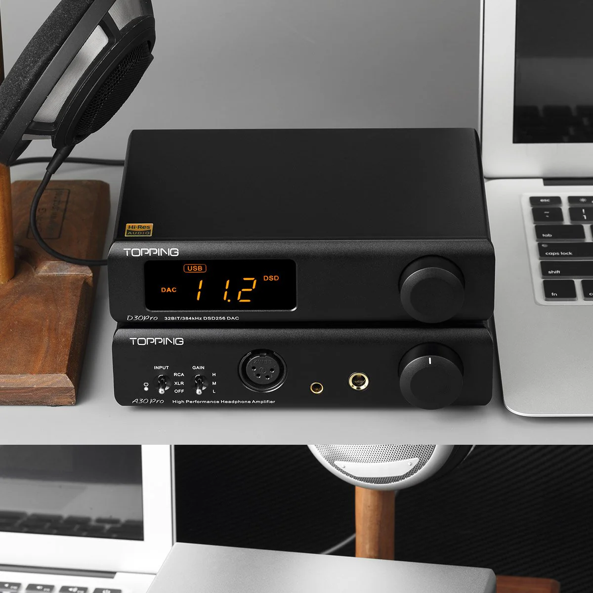 Topping A30Pro Balanced Headphone Amplifier - GreshamTech