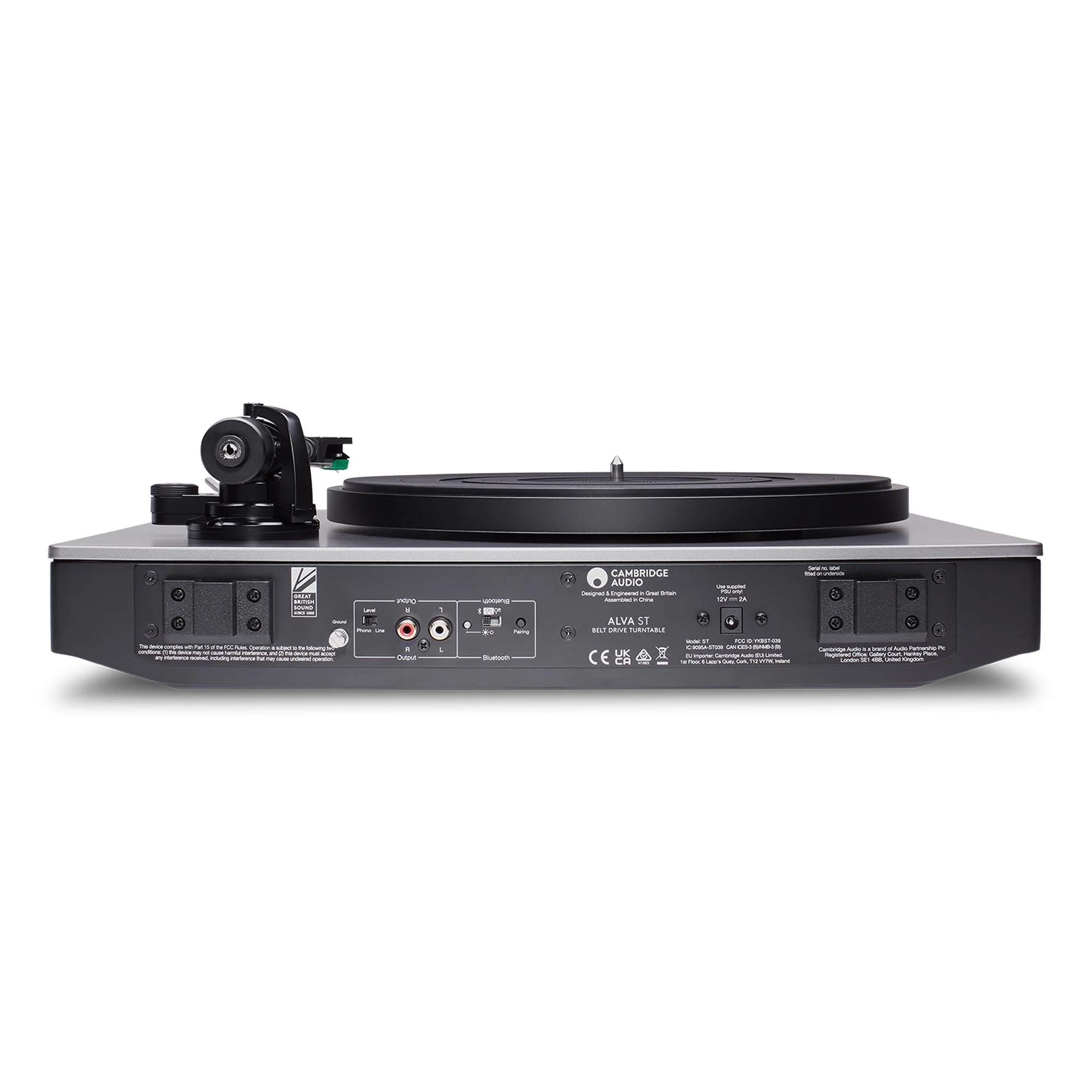 Cambridge Audio Alva ST Belt Drive Turntable with Bluetooth Aptx HD - GreshamTech