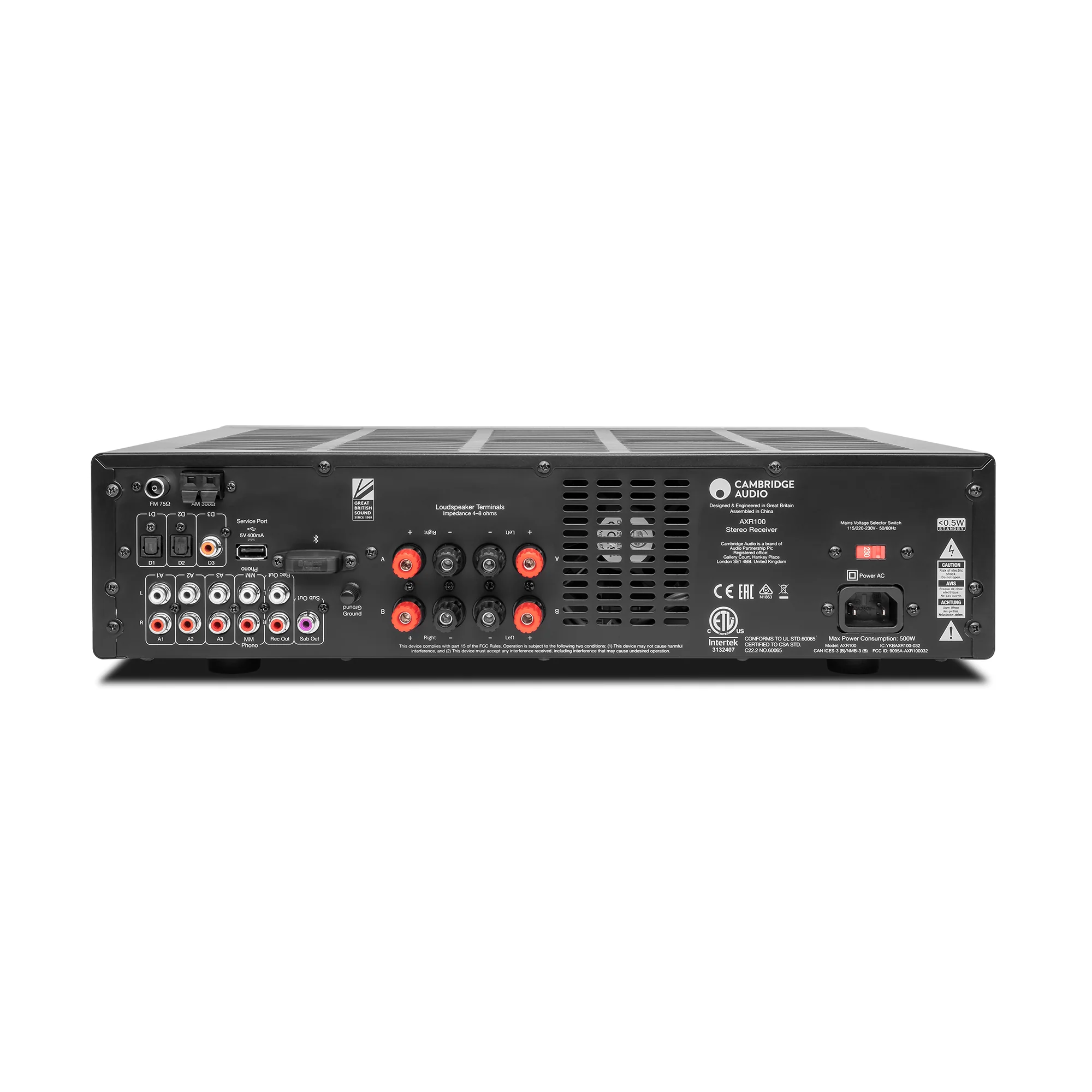 Cambridge Audio AXR100 AM/FM Stereo Receiver - GreshamTech