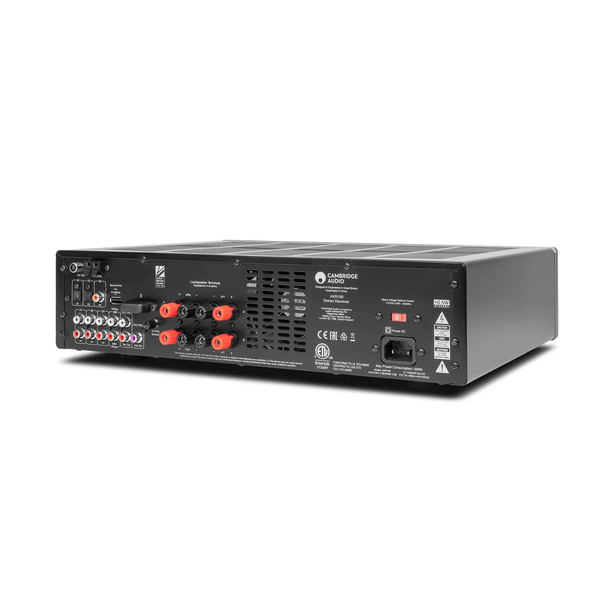 Cambridge Audio AXR100 AM/FM Stereo Receiver - GreshamTech