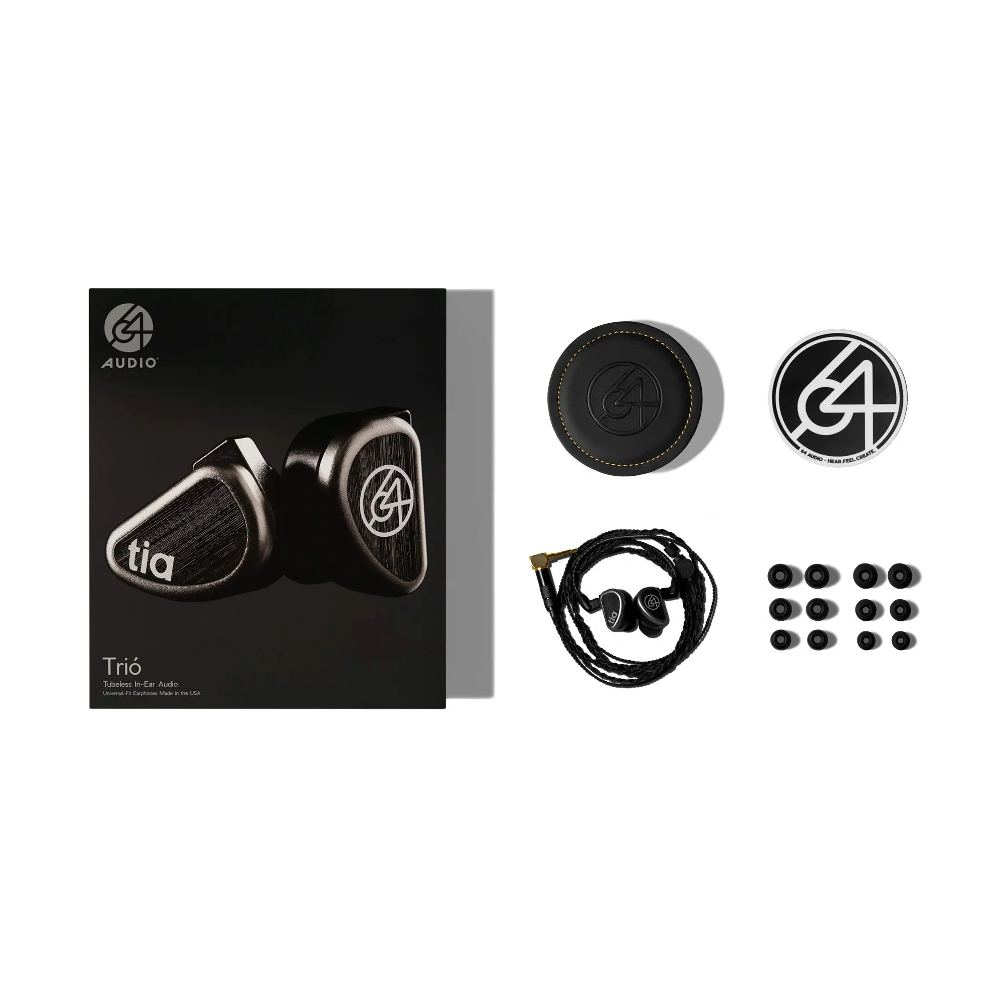 64 Audio Trio Universal In-Ear Earphones - GreshamTech