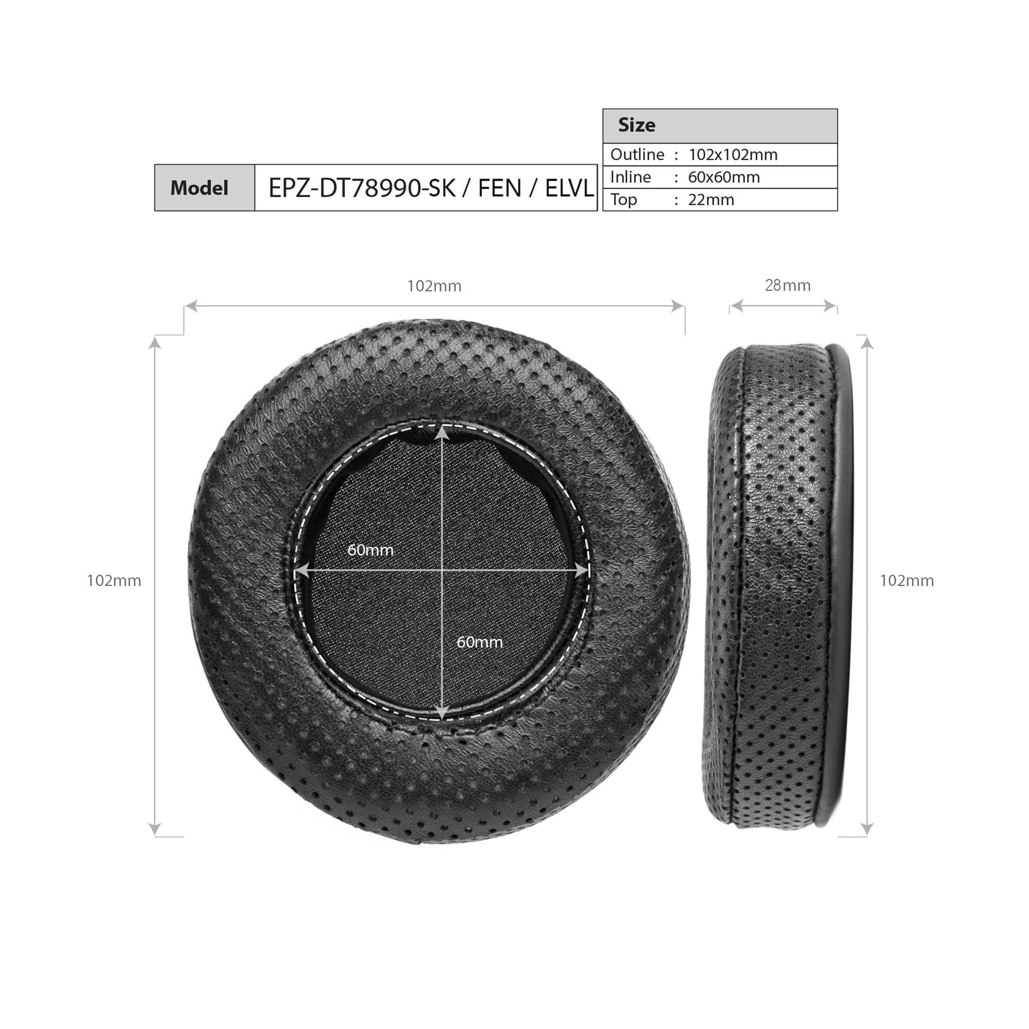Dekoni Audio Elite Fenestrated Sheepskin Earpads For Beyerdynamic DT770/880/990 Series & AKG K Series