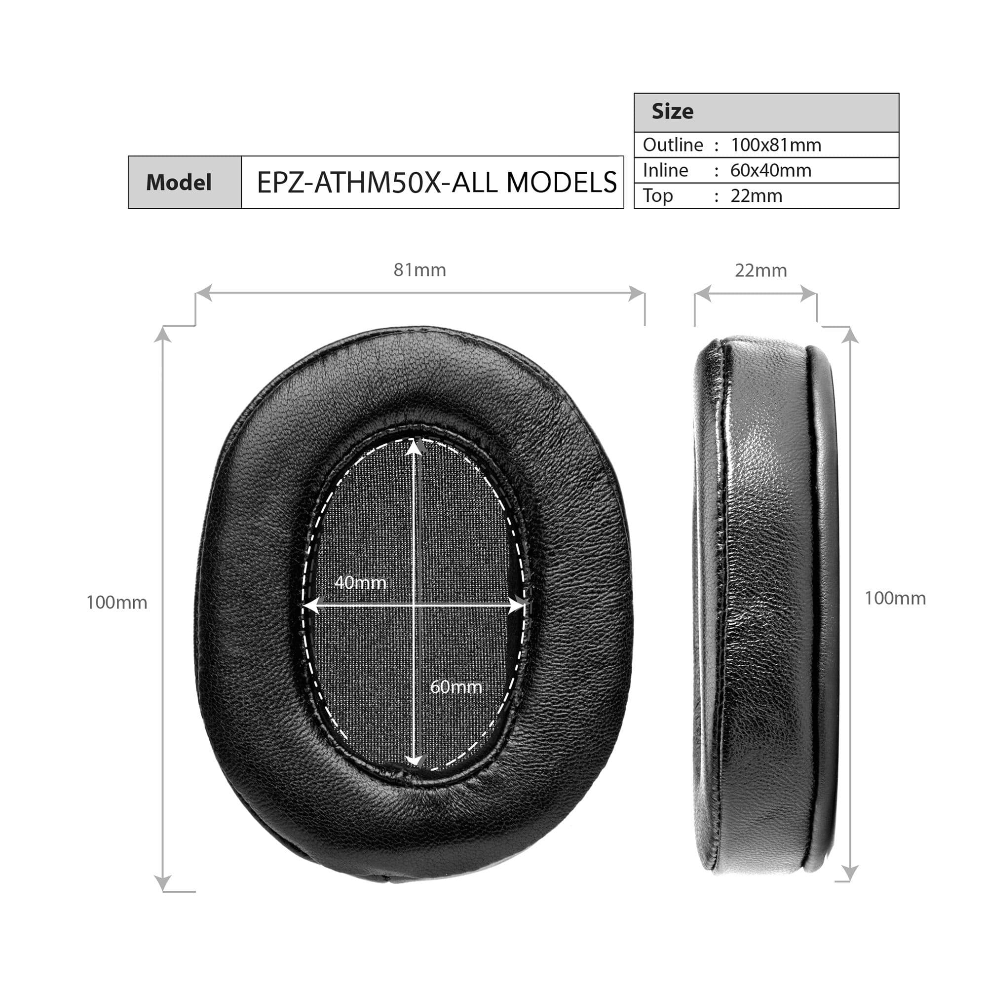 Dekoni Audio Platinum Audio-Technica ATH-M Series & Sony MDR-7506 - GreshamTech