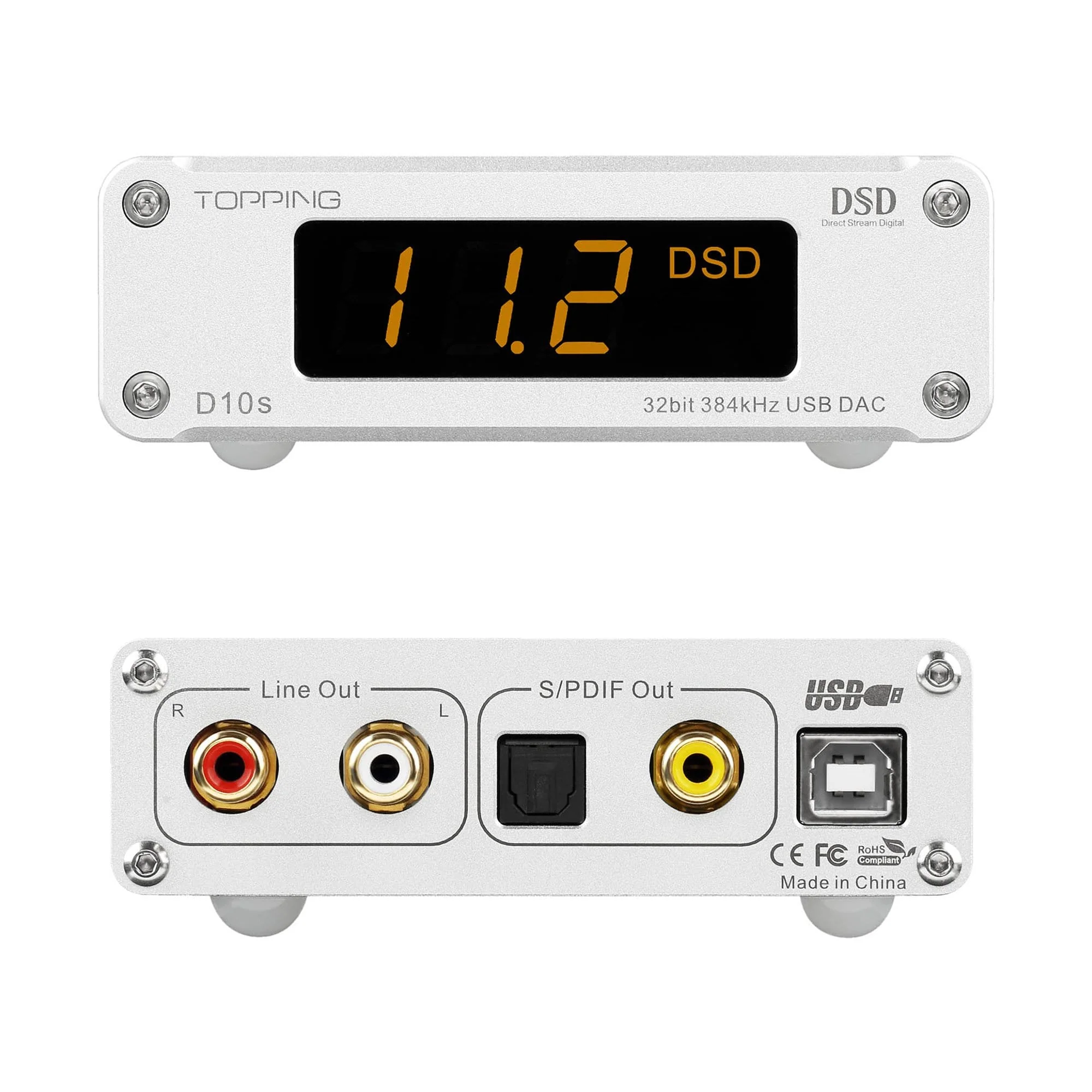 Topping D10s Desktop USB DAC - GreshamTech