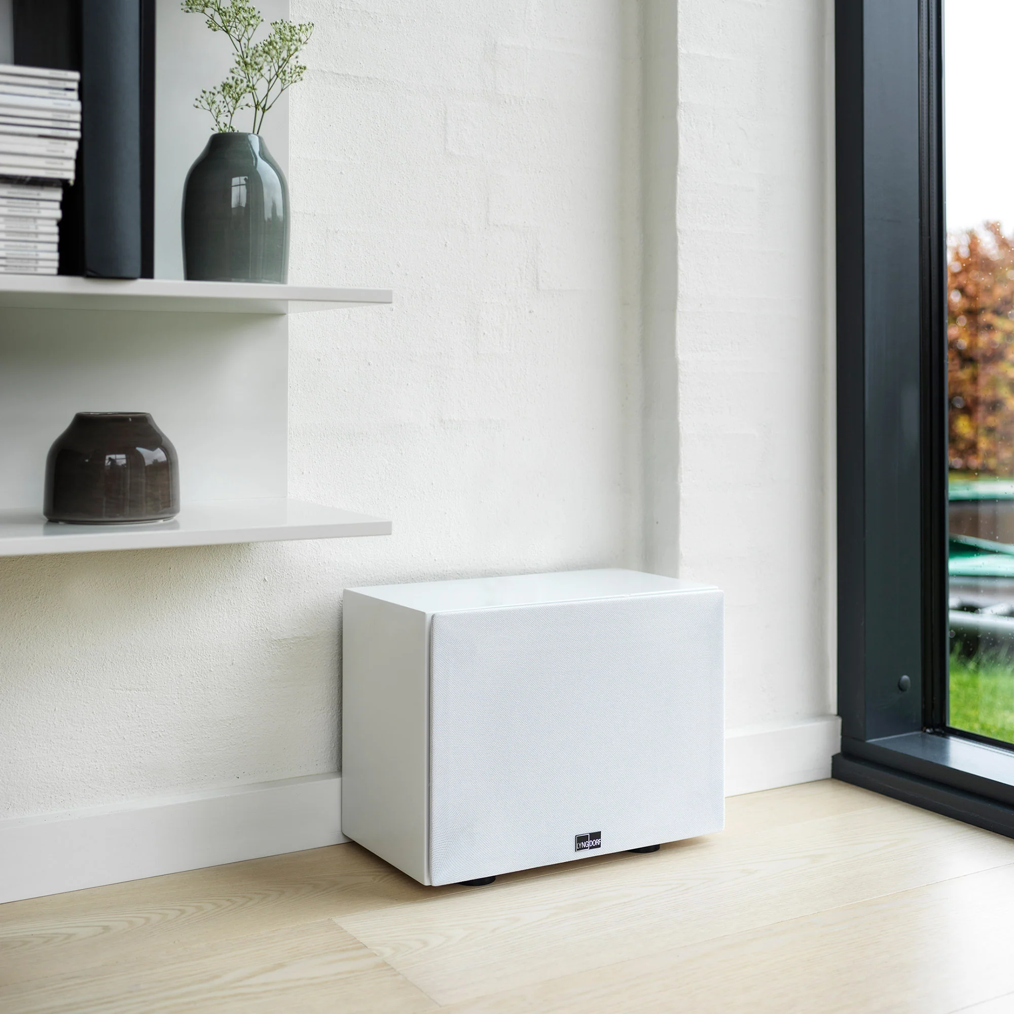 Lyngdorf BW-3 Subwoofer with Gabriel fabric cover - GreshamTech