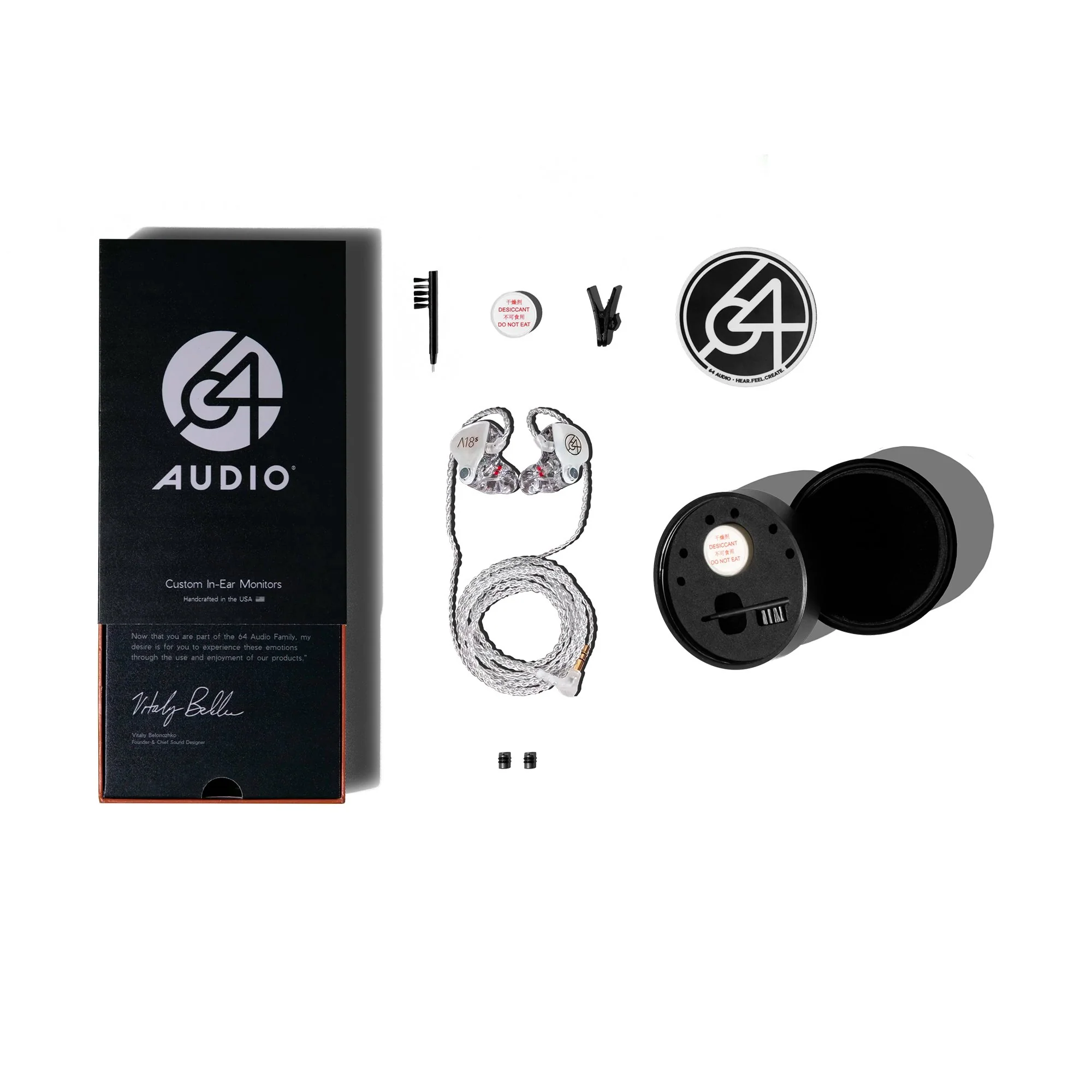 64 Audio A18s Custom In-Ear Earphones - GreshamTech