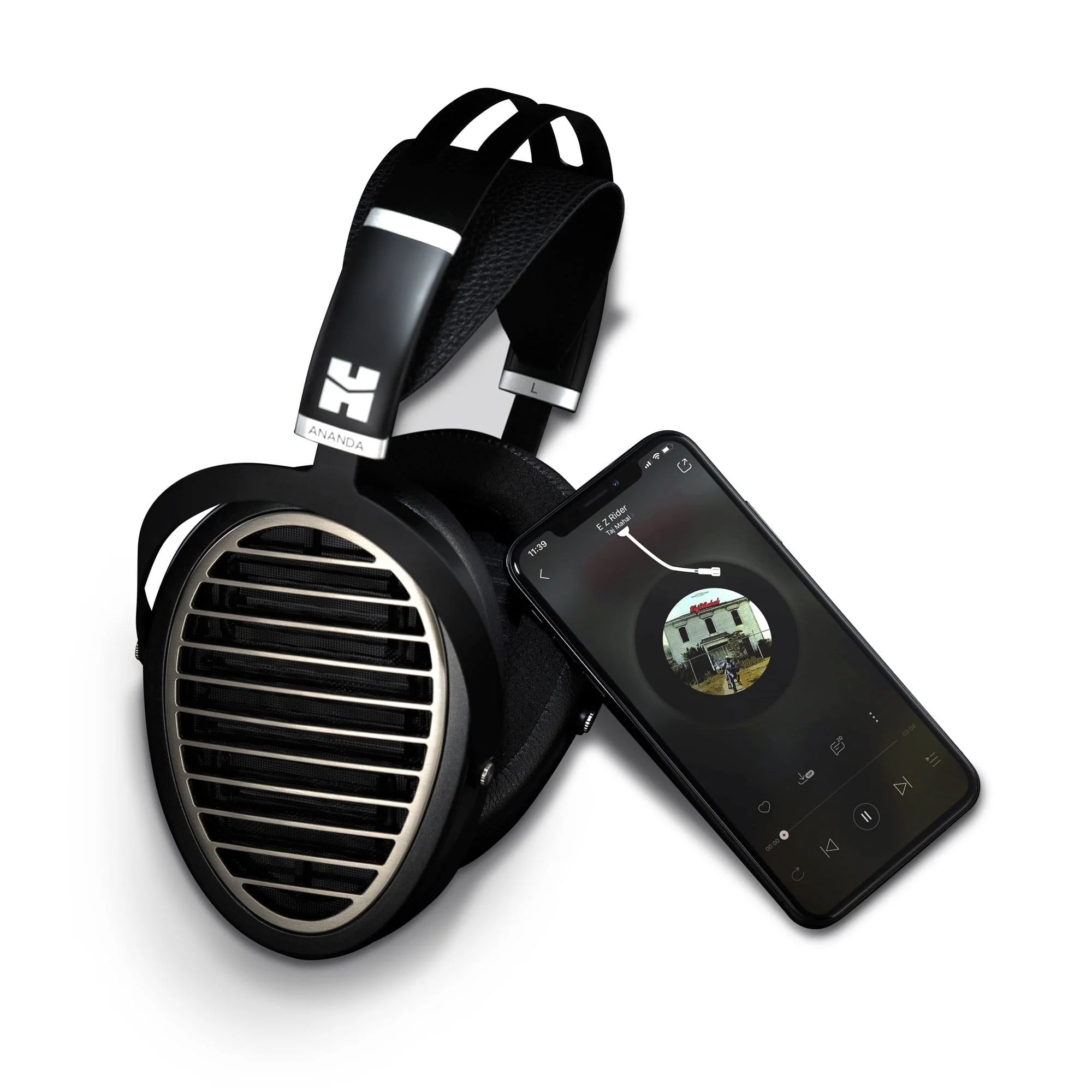 HIFIMAN ANANDA Stealth Planar Magnetic Headphones - GreshamTech