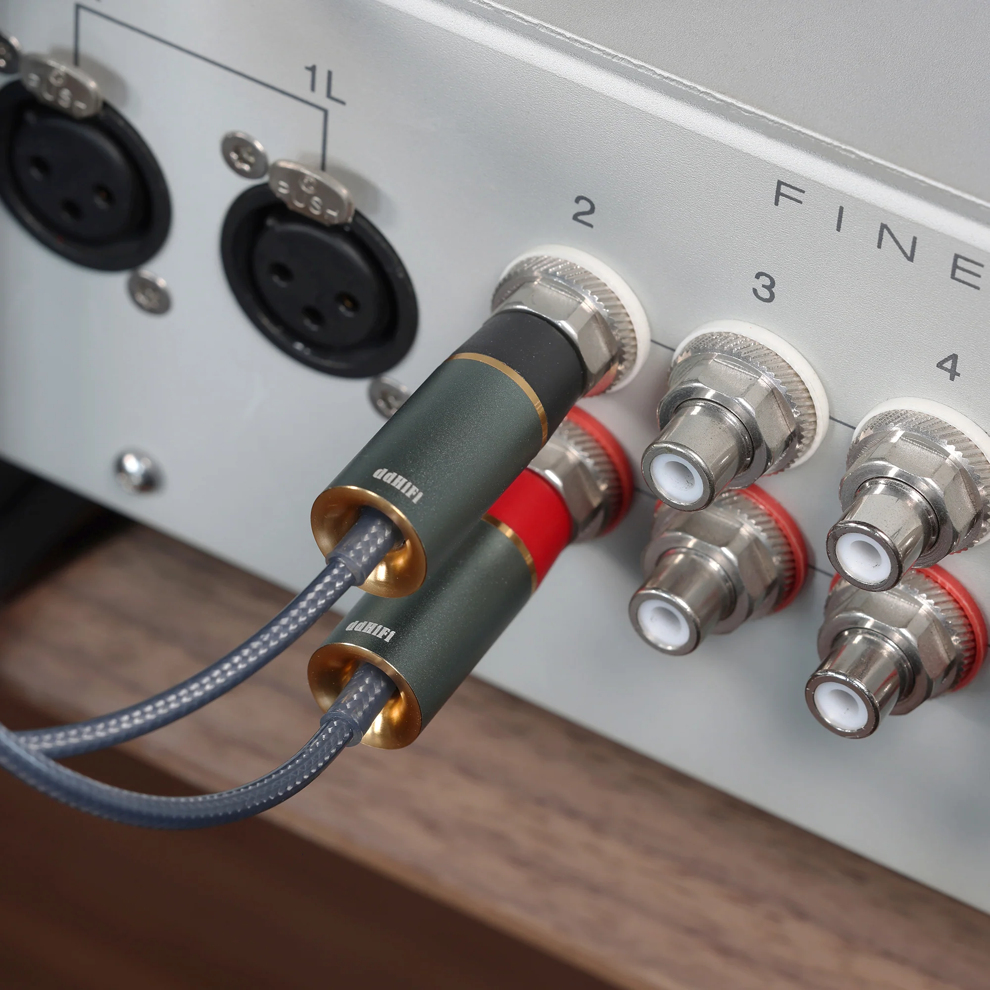 ddHiFi RC Series Shielded Silver RCA Interconnect Cable - GreshamTech