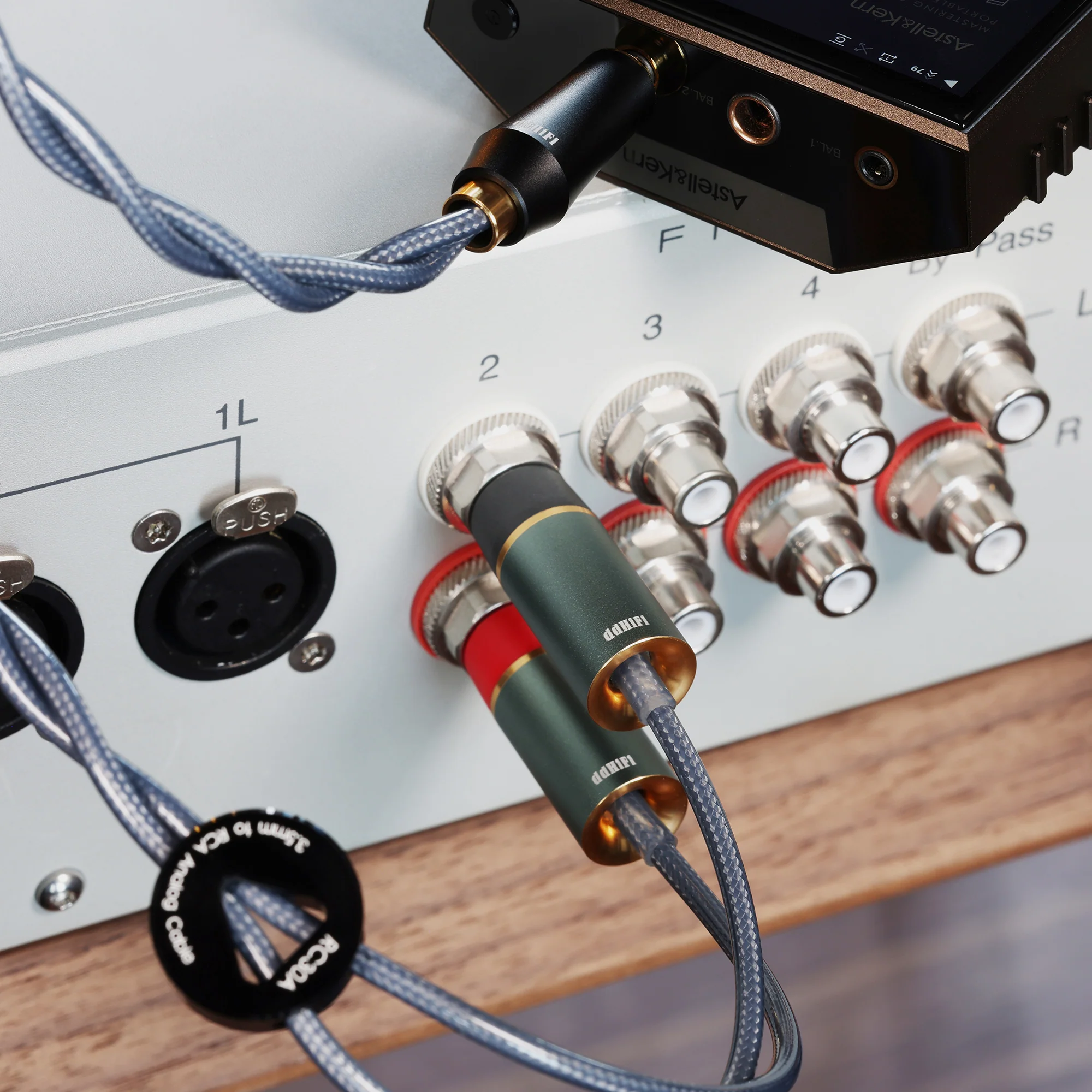 ddHiFi RC Series Shielded Silver RCA Interconnect Cable - GreshamTech