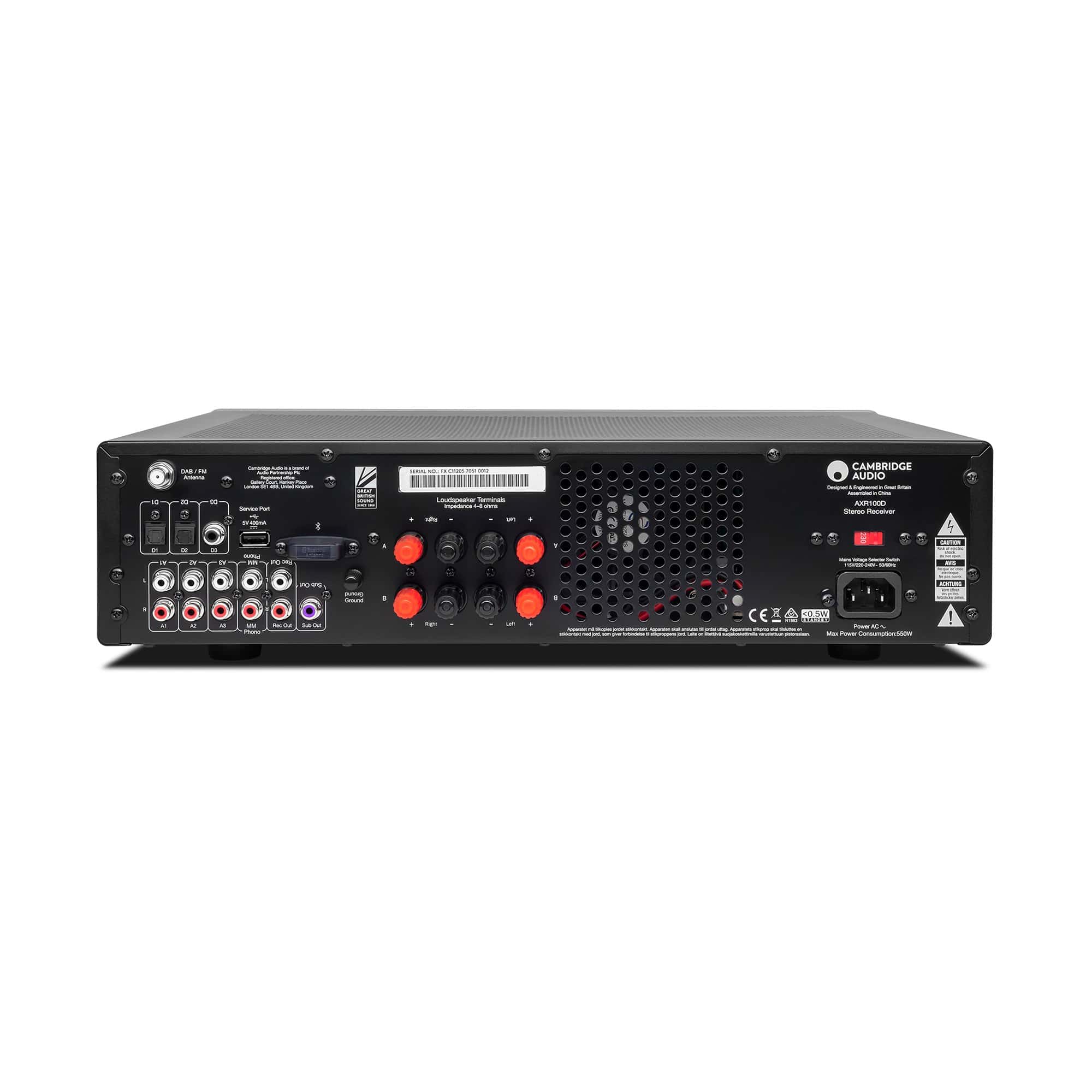 Cambridge Audio AXR100D Stereo Receiver with DAB+ - GreshamTech