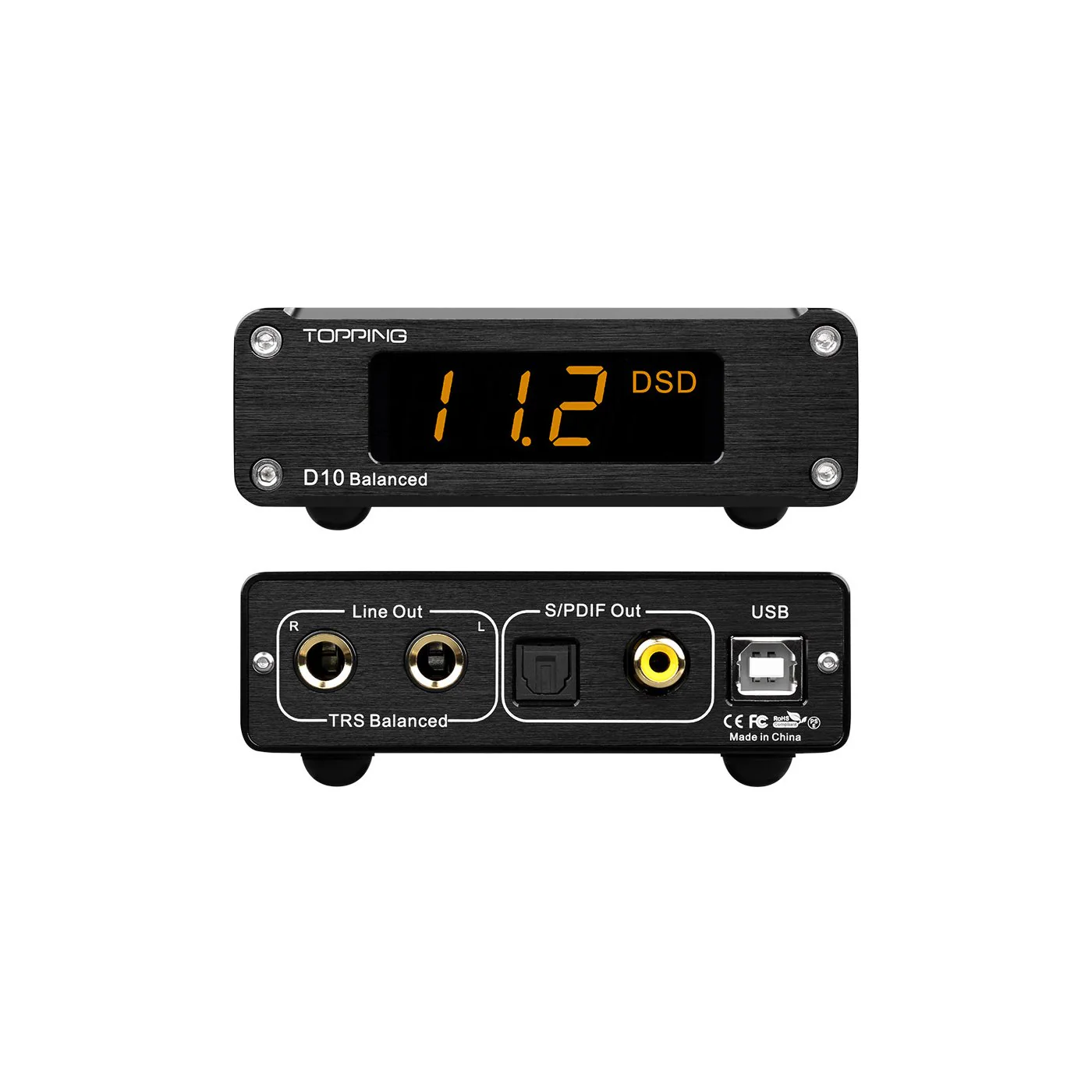 Topping D10 Balanced Desktop USB DAC - GreshamTech