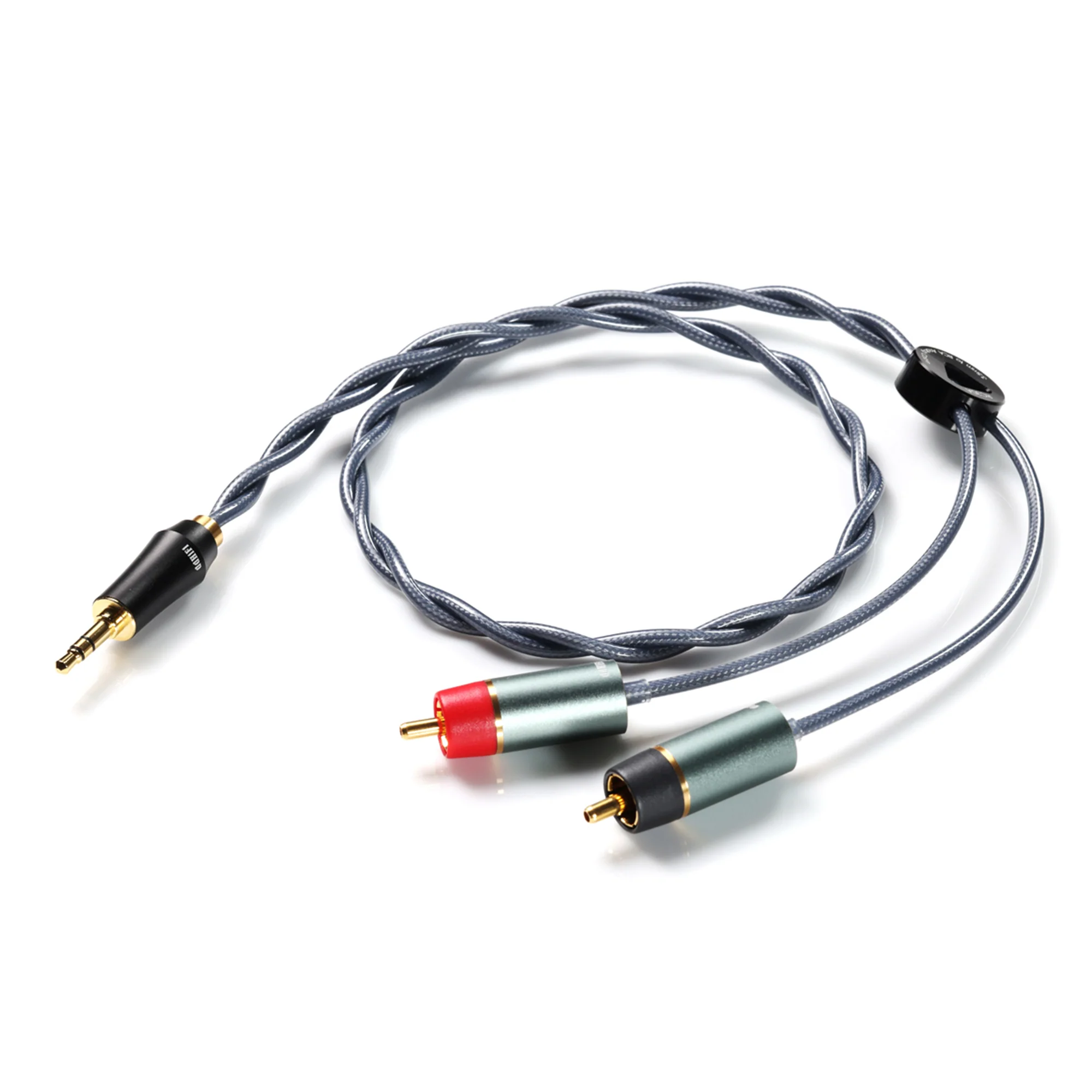 ddHiFi RC Series Shielded Silver RCA Interconnect Cable - GreshamTech
