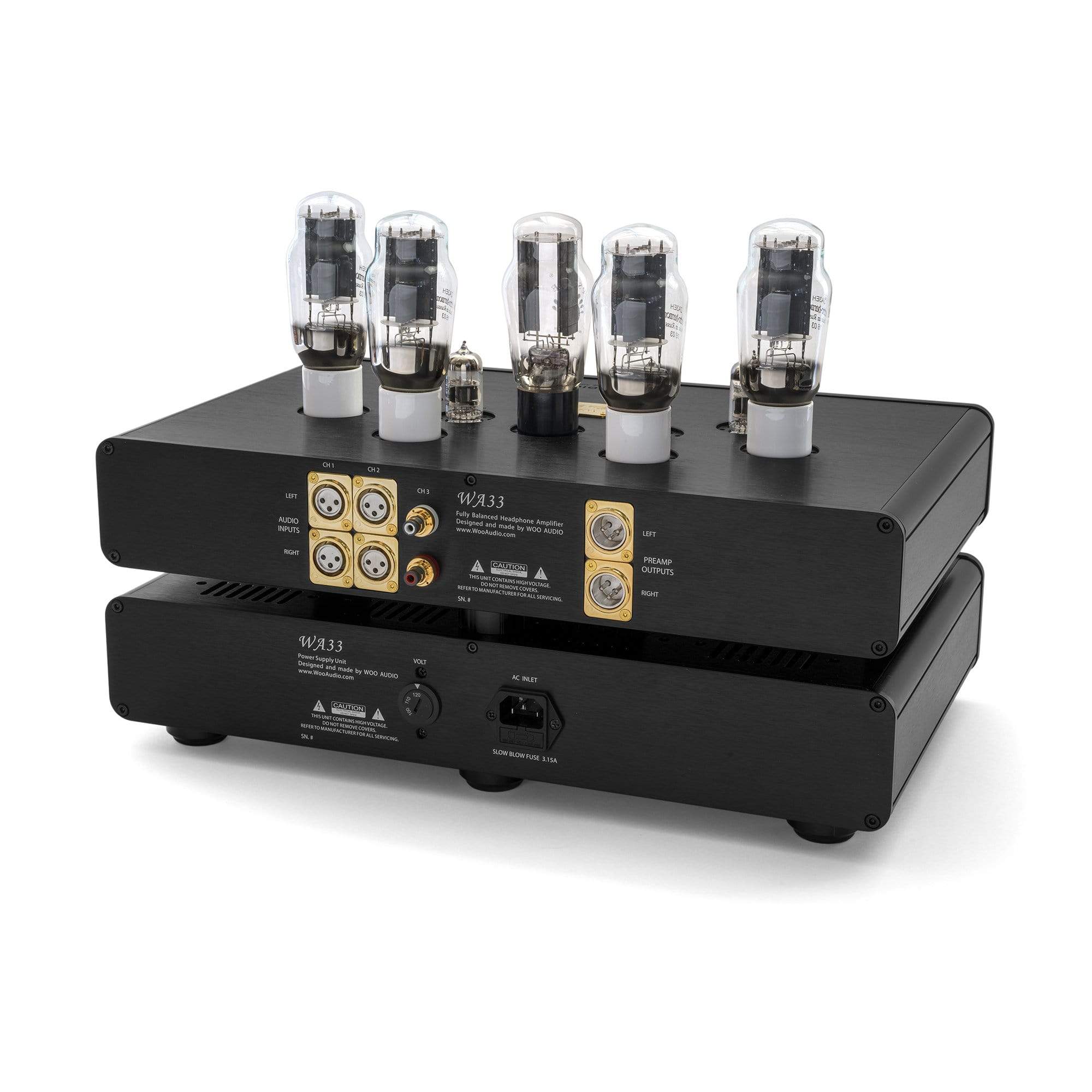 Woo Audio WA33 Fully Balanced Tube Amplifier - GreshamTech
