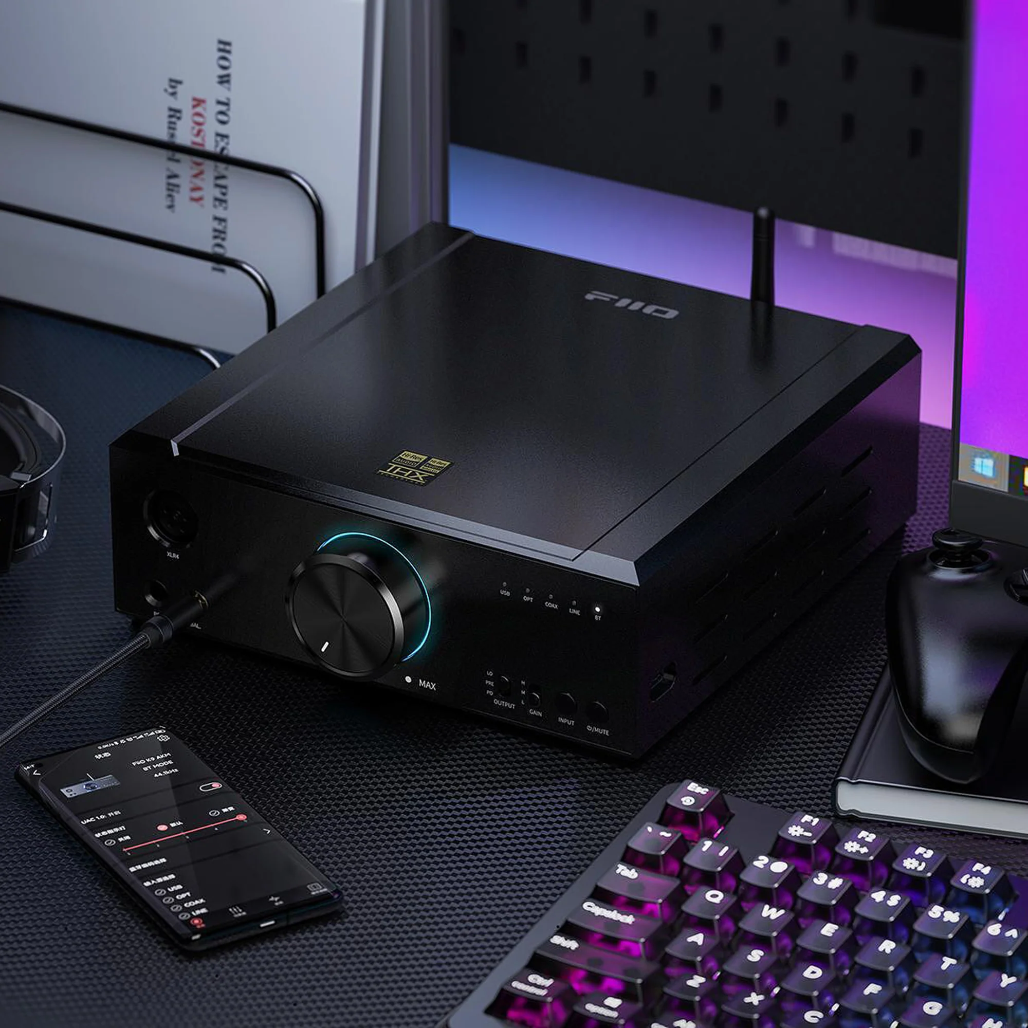 FiiO K9 AKM Desktop DAC & Headphone Amplifier - GreshamTech