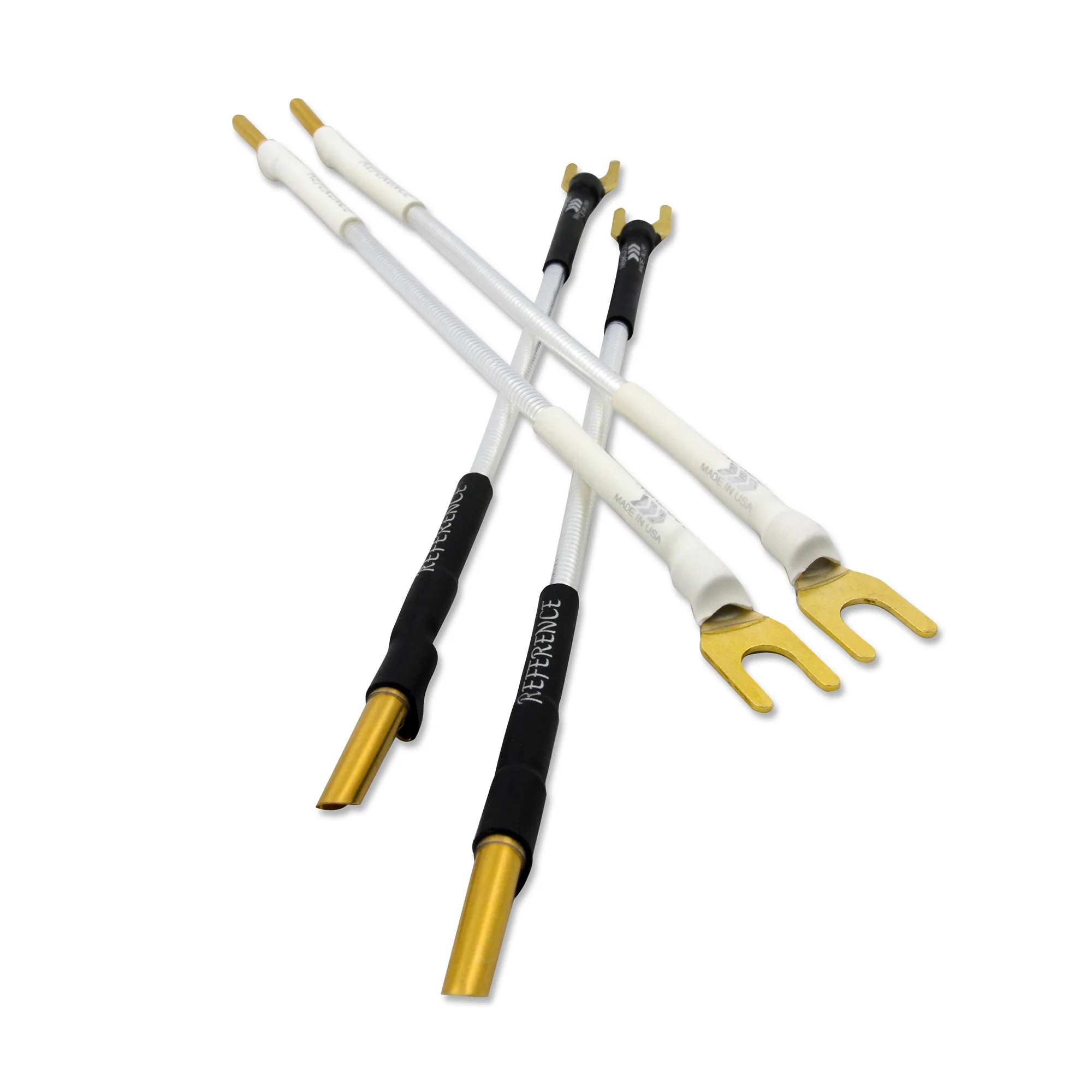 Nordost Reference Bi-Wire 7-Inches Jumpers Spade to Banana - GreshamTech