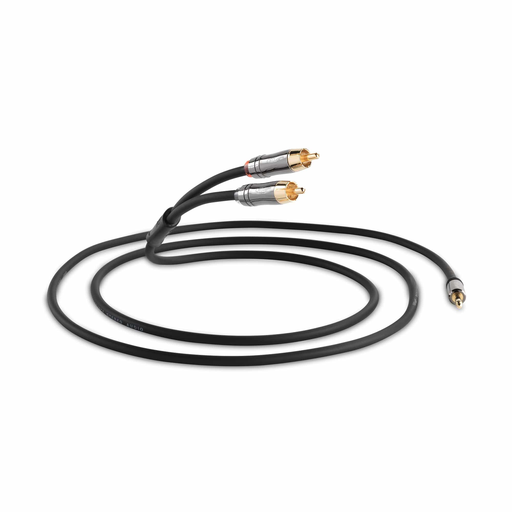 QED Performance Audio J2P Graphite 2/RCA to M/3.5mm - GreshamTech