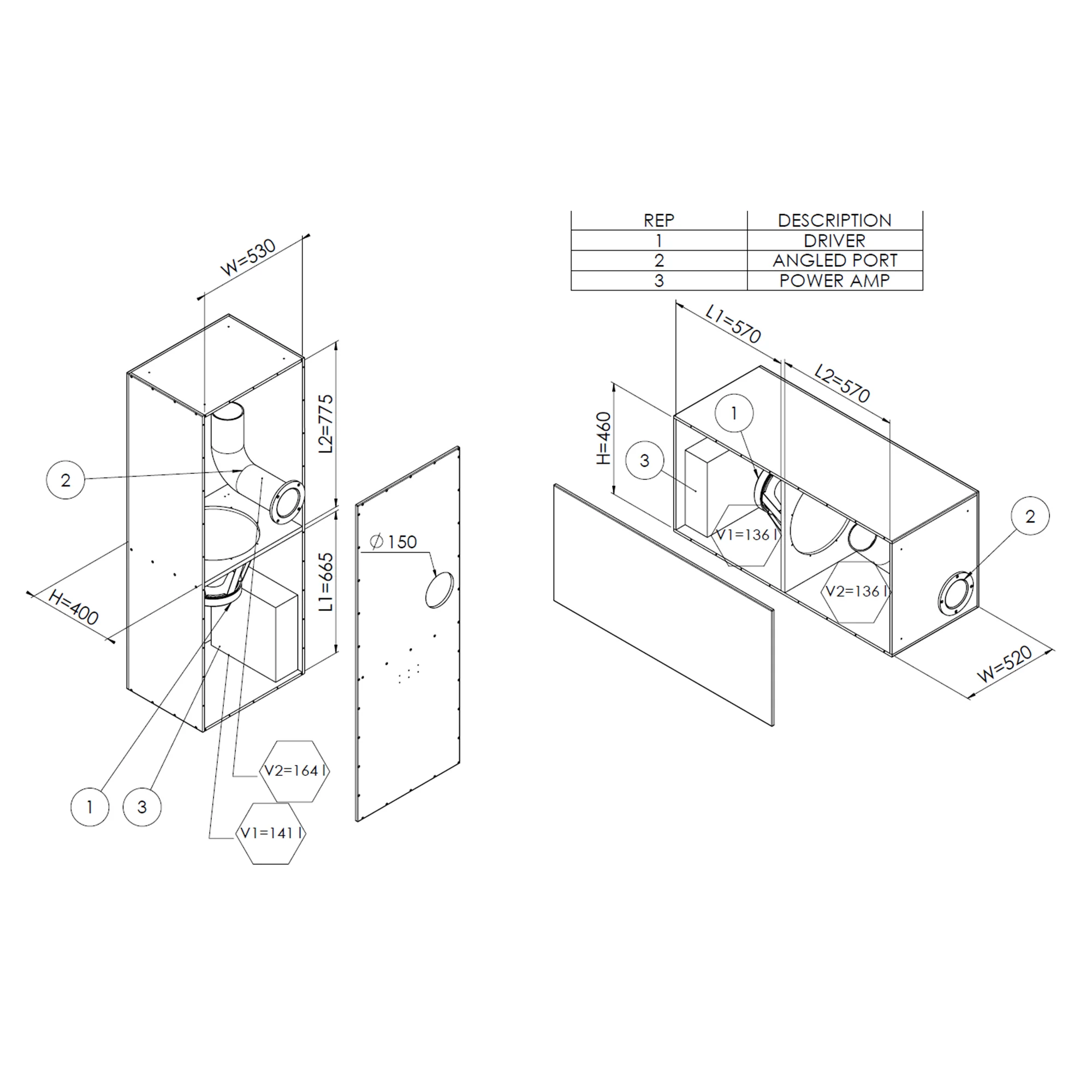 Goldmund LOGOS 3A KIT Infrasonic Subwoofer Kit - GreshamTech