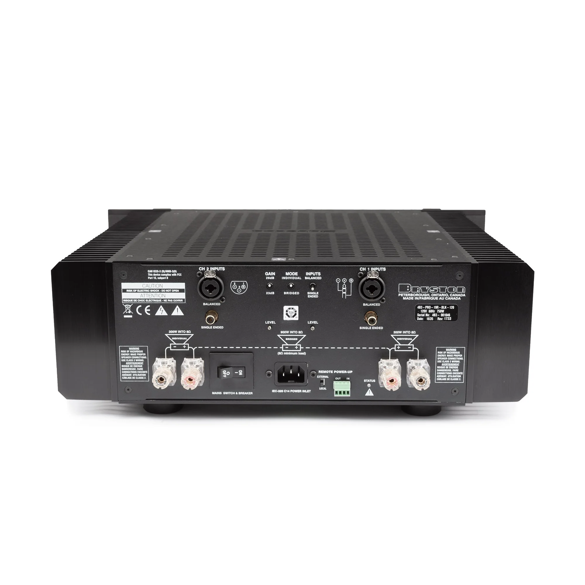 Bryston 4B³ Stereo Power Amplifier - GreshamTech