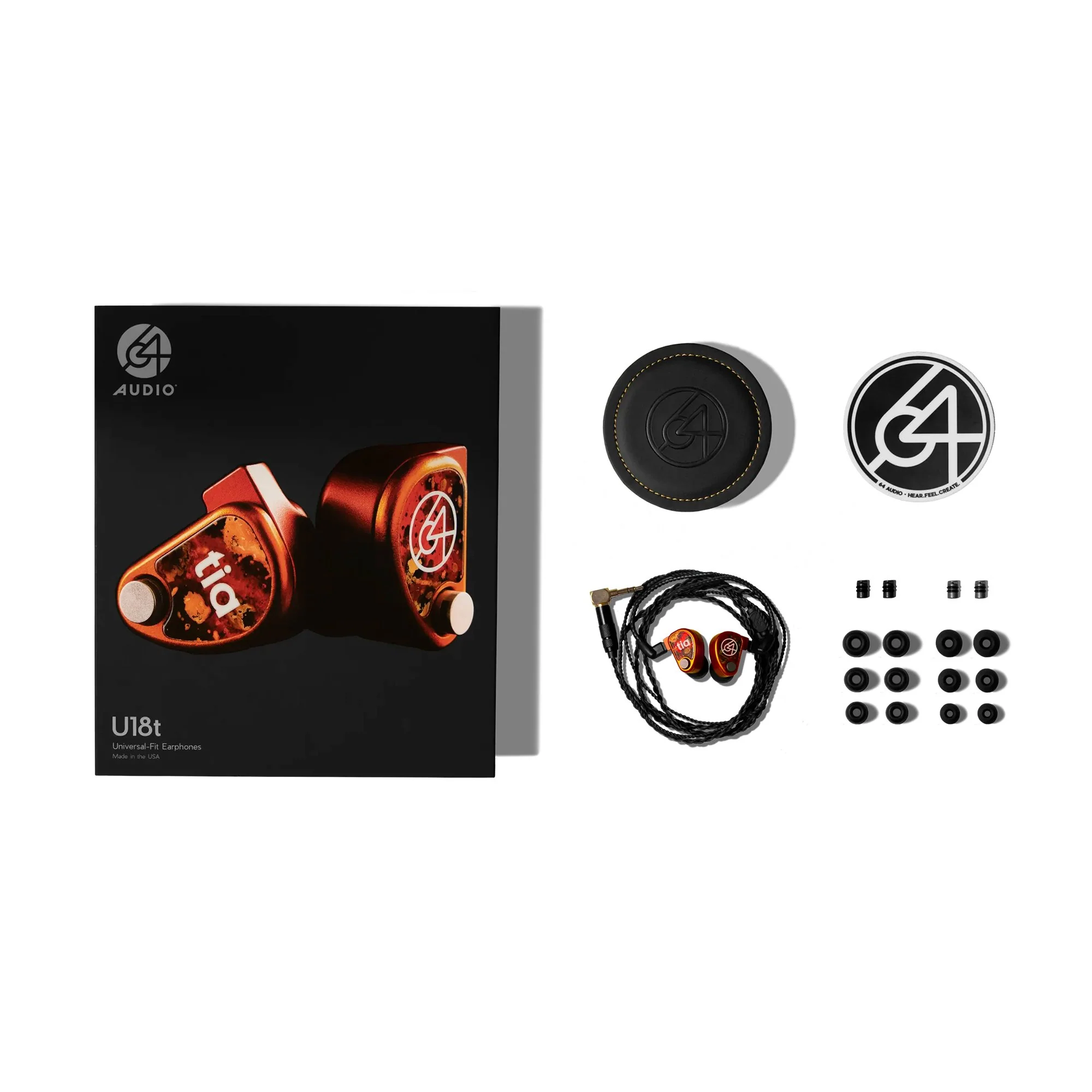 64 Audio U18t Universal In-Ear Earphones - GreshamTech