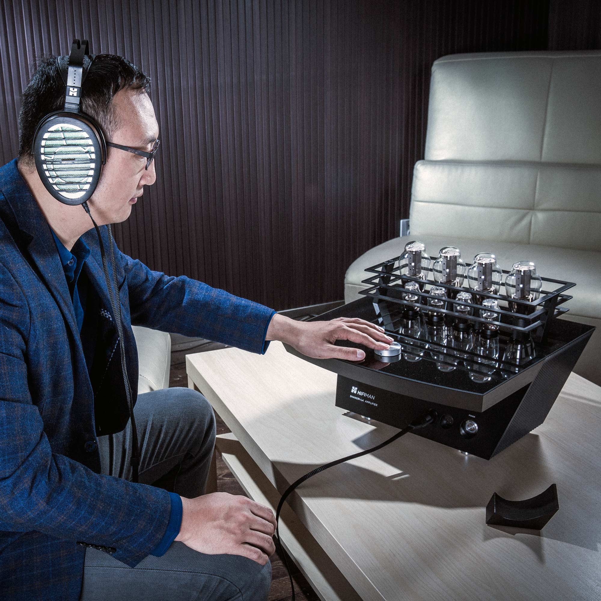 HIFIMAN Shangri-La Electrostatic Headphone System - GreshamTech