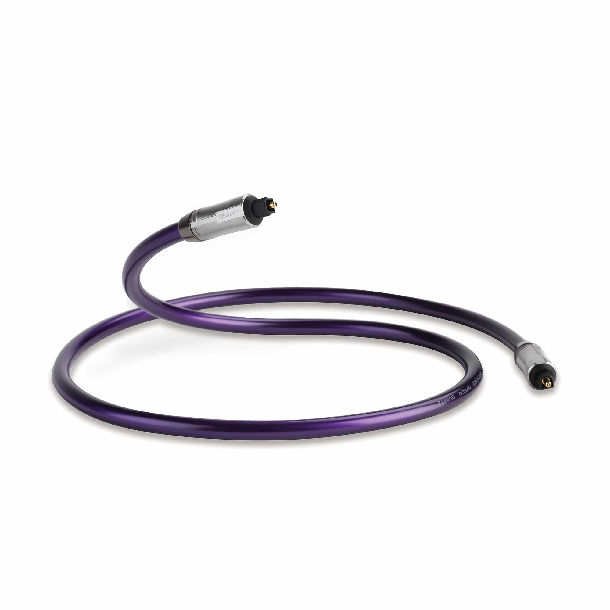 QED Reference Optical Quartz Toslink Cable - GreshamTech