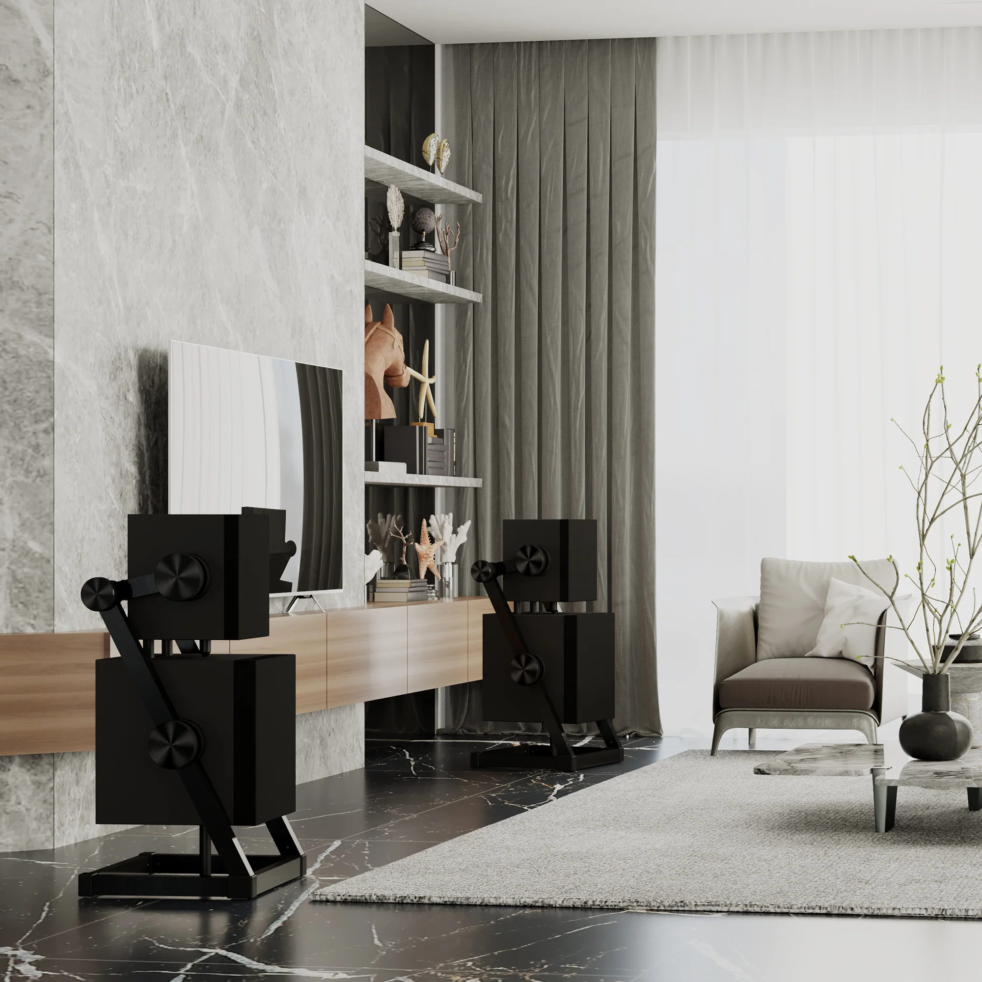 Goldmund PRANA Active Wireless Speakers - GreshamTech