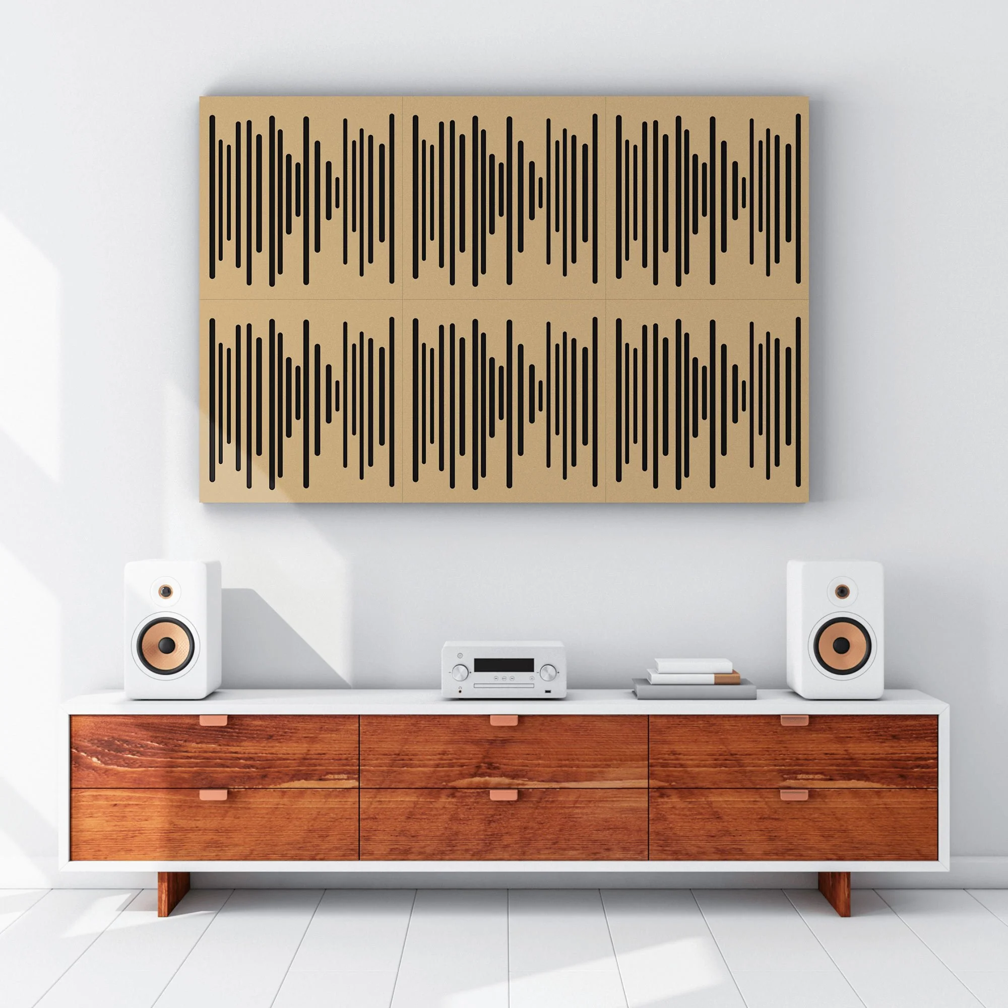 Vicoustic VicPattern Ultra Wavewood Acoustic Panels - GreshamTech