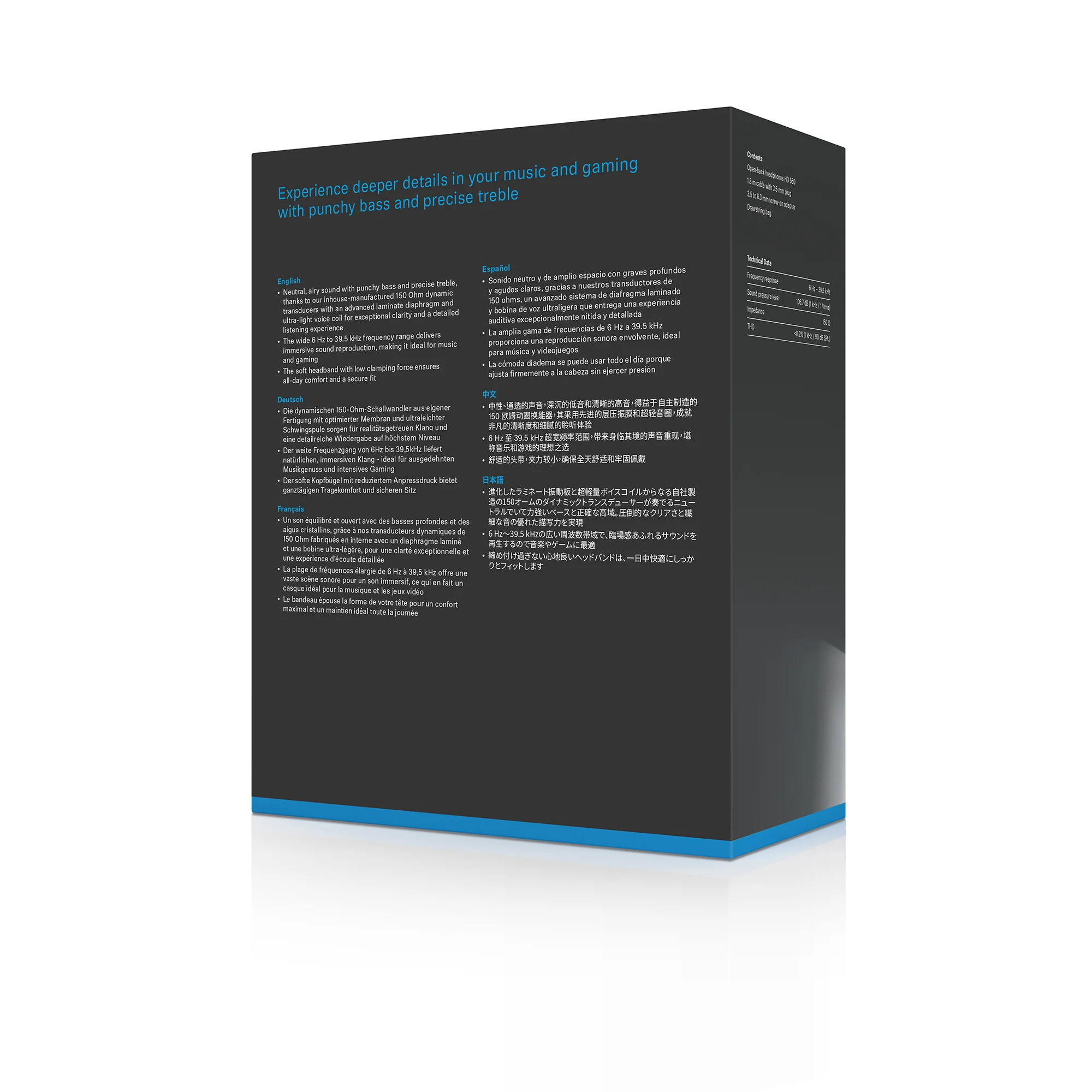 Sennheiser HD 550 Open Back Headphones - GreshamTech