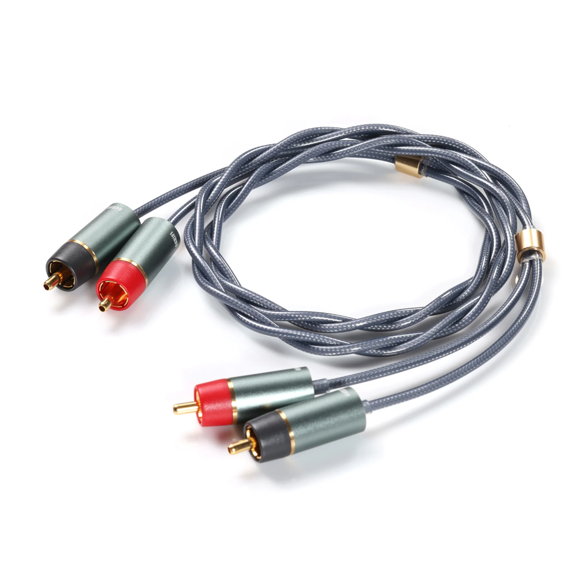 ddHiFi RC Series Shielded Silver RCA Interconnect Cable - GreshamTech