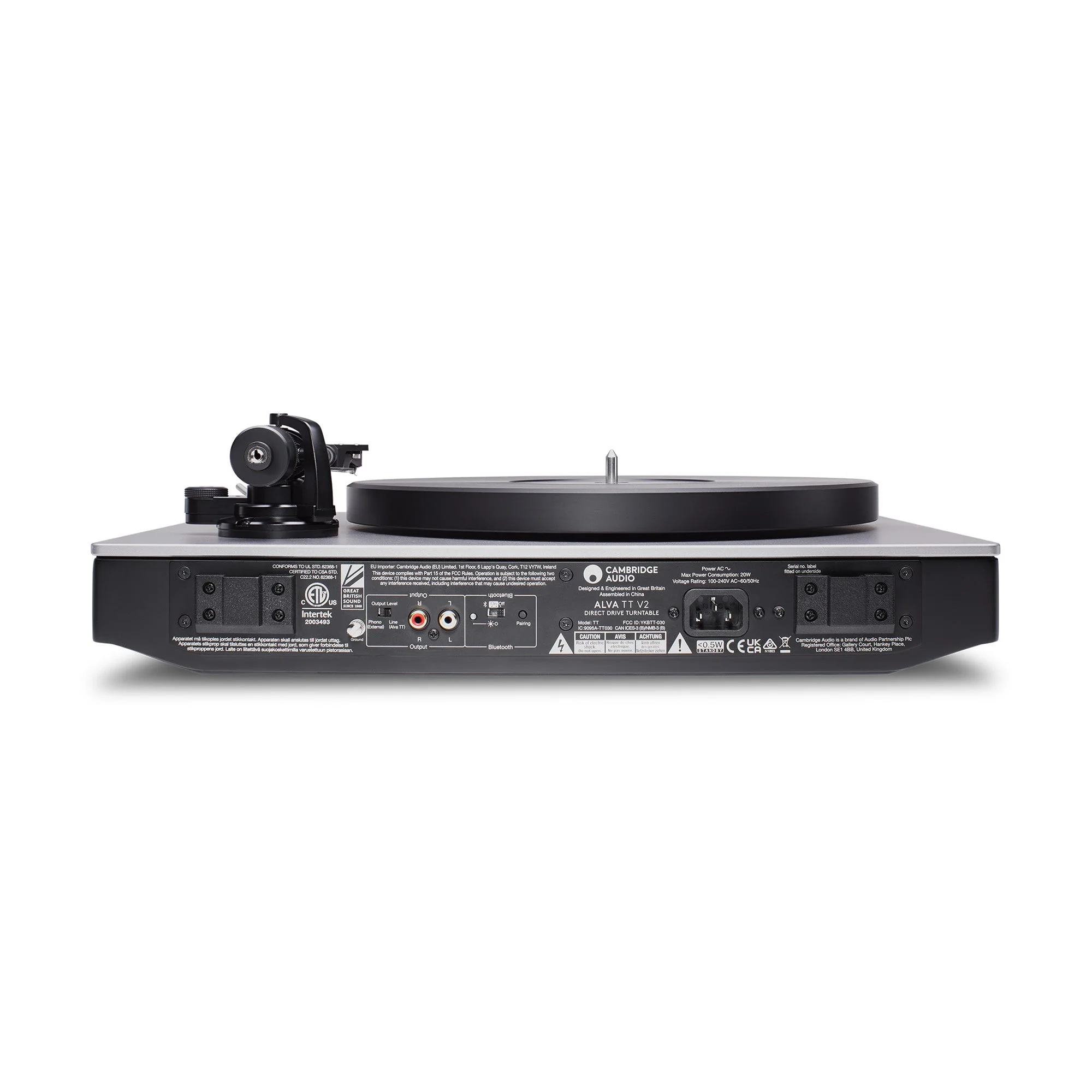 Cambridge Audio Alva TT v2 Direct Drive Turntable with Bluetooth aptX HD - GreshamTech
