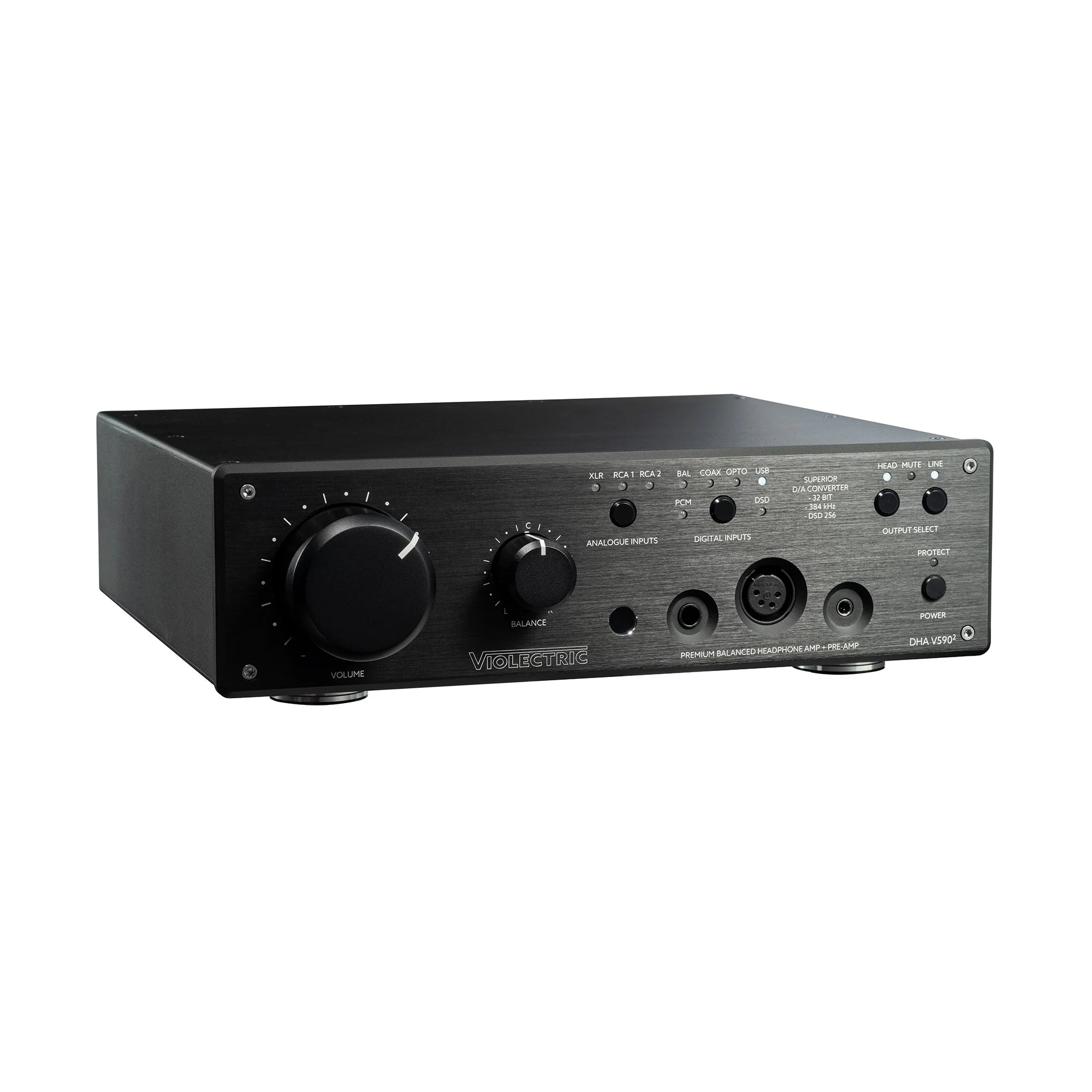Violectric DHA V590² Balanced Headphone Amplifier & DAC - GreshamTech