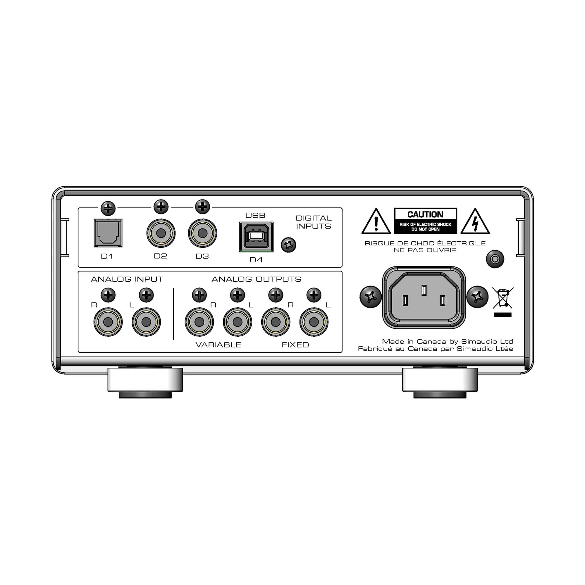 Simaudio MOON 230HAD Headphone Amplifier & DAC - GreshamTech