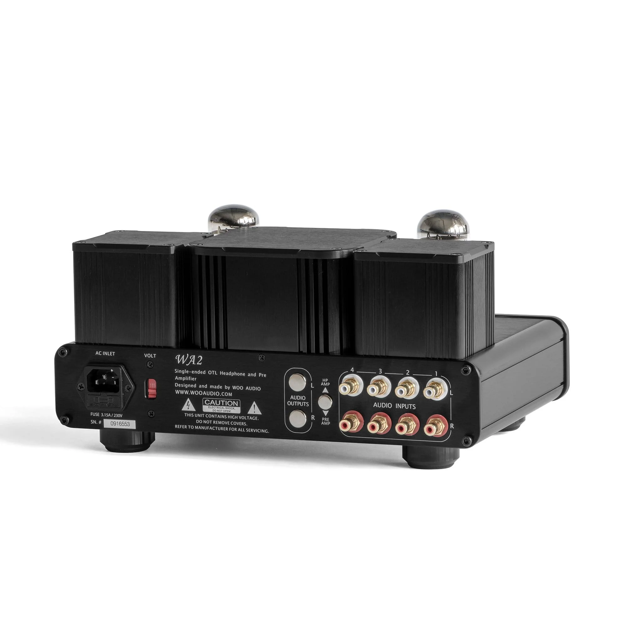 Woo Audio WA2 Class-A Vacuum Tube Headphone Amp - GreshamTech