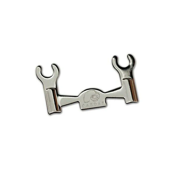 Cardas Audio Rhodium over Silver Plated Bi-Wire Jumper Plate - each