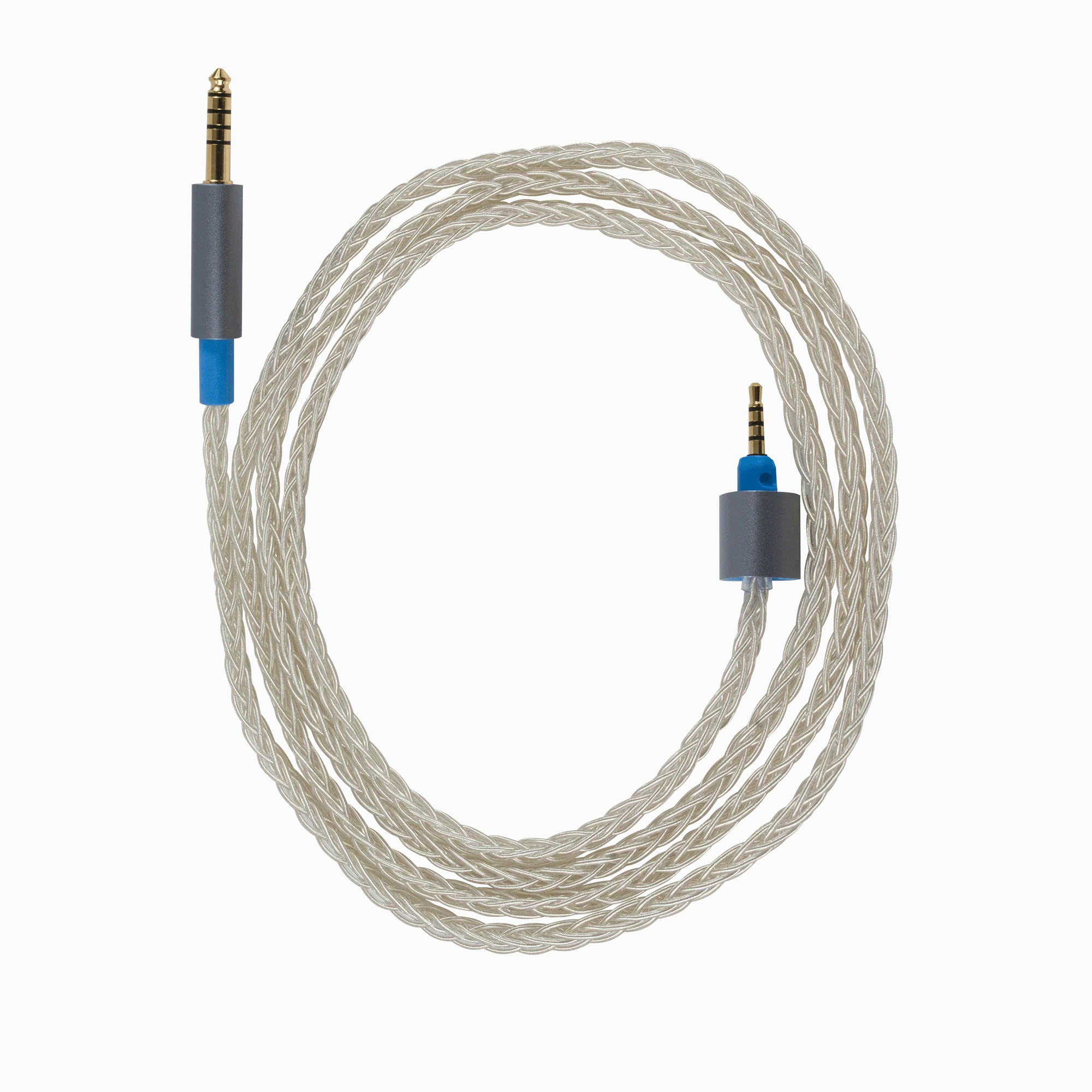 Dekoni Audio Ensemble Presplit Silver Braided Headphone Cable - GreshamTech