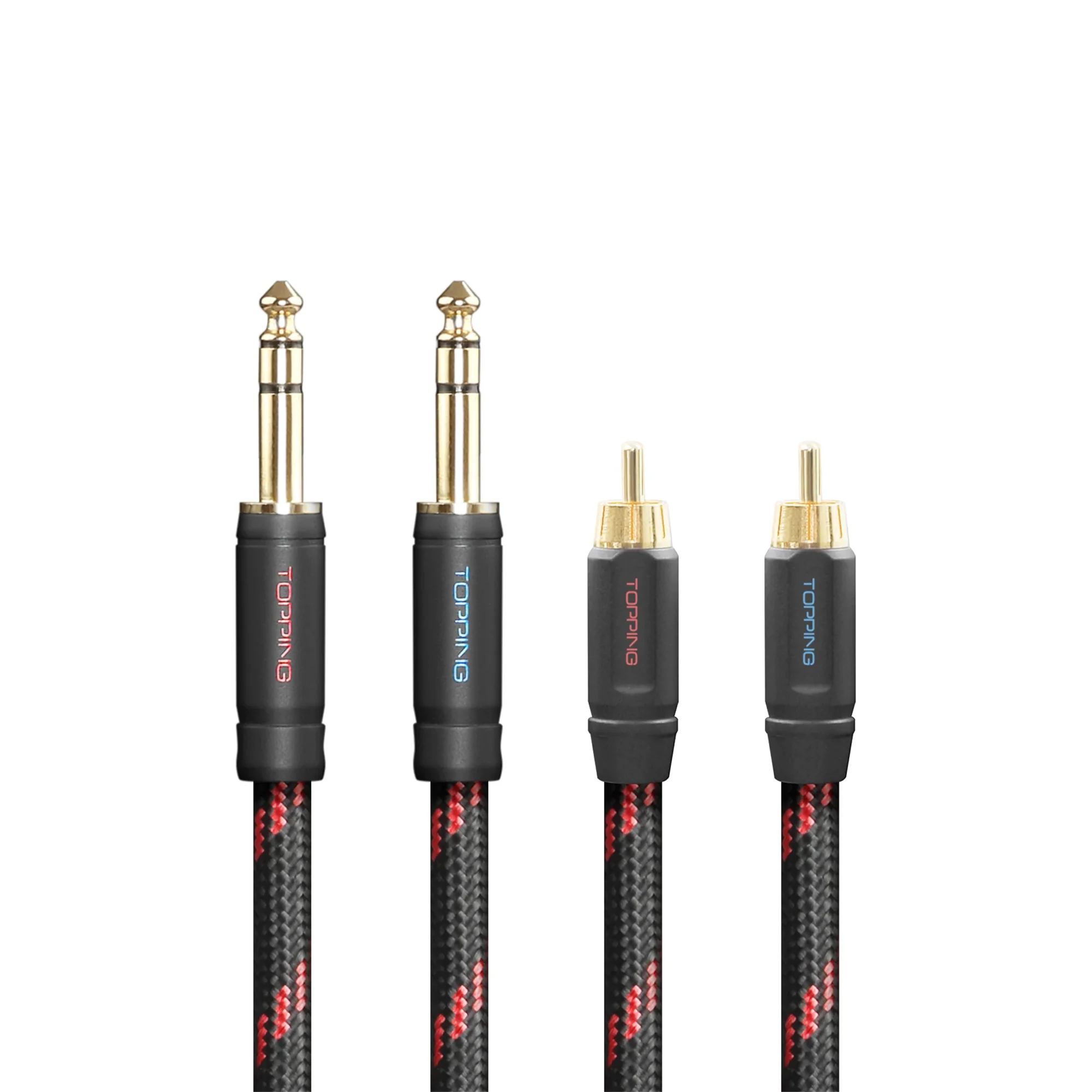 Topping TCRT1-25 RCA to TRS Cable 25cm - GreshamTech