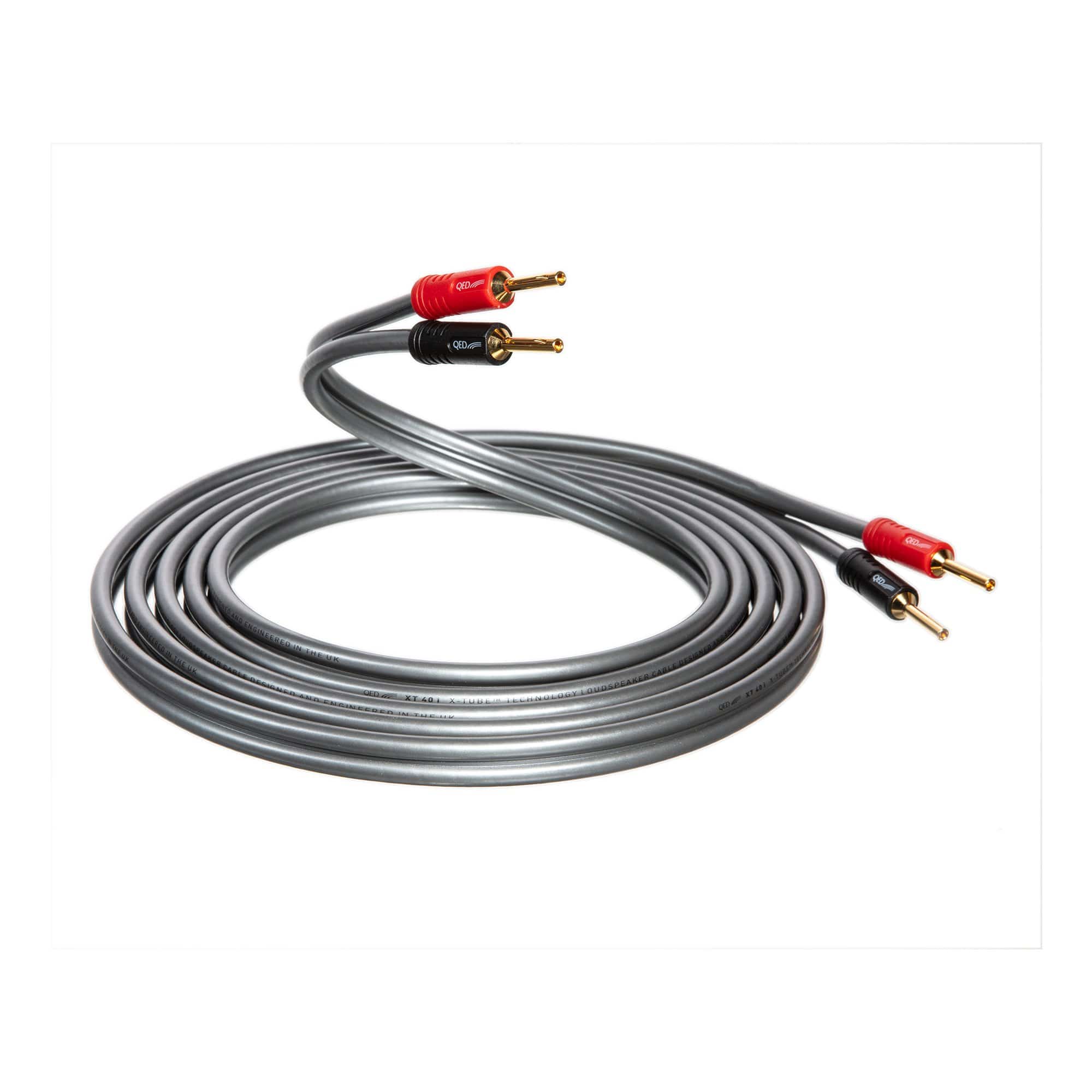 QED XT40i Speaker Cable Banana to Banana Pair - GreshamTech