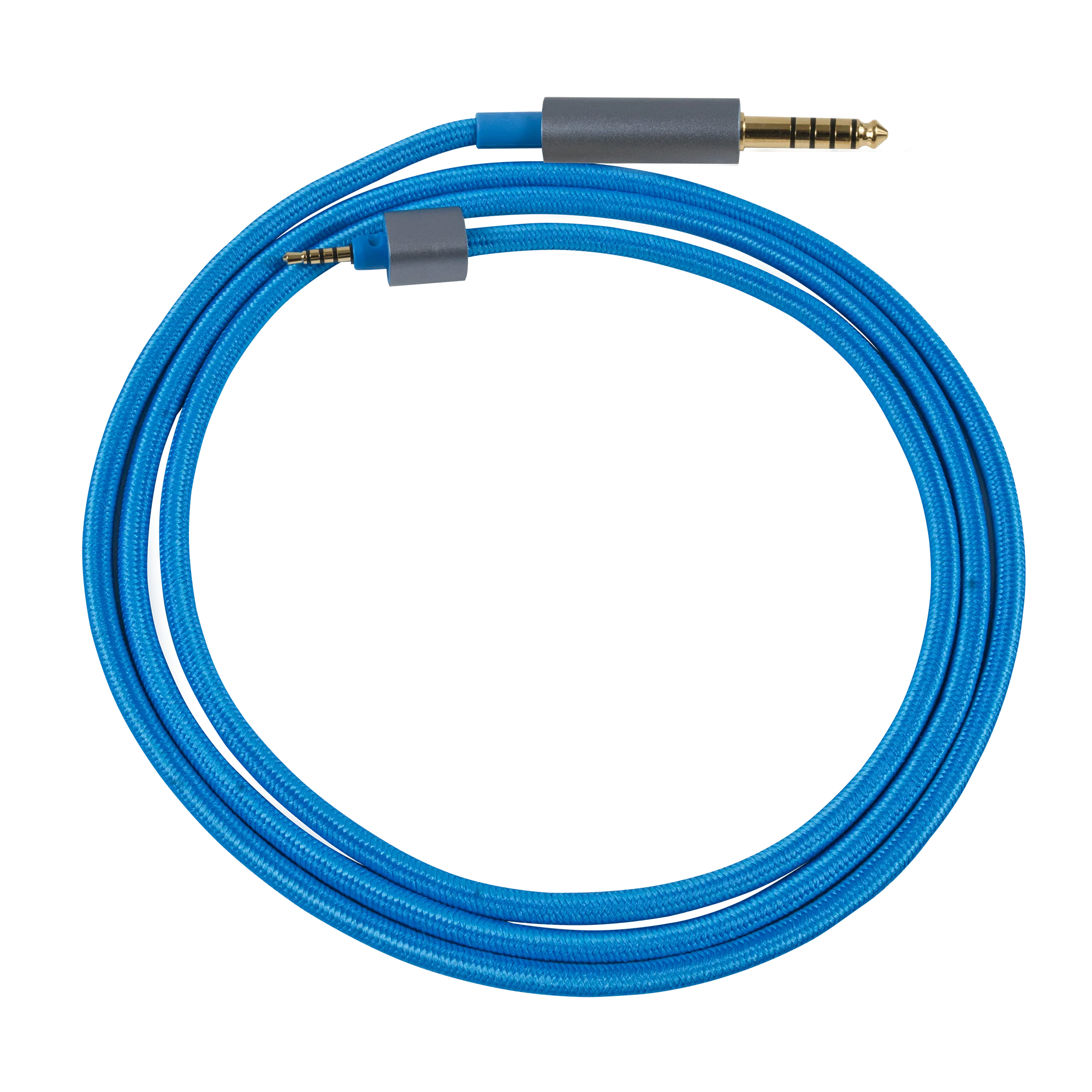 Dekoni Audio Ensemble Presplit Blue Nylon Headphone Cable - GreshamTech
