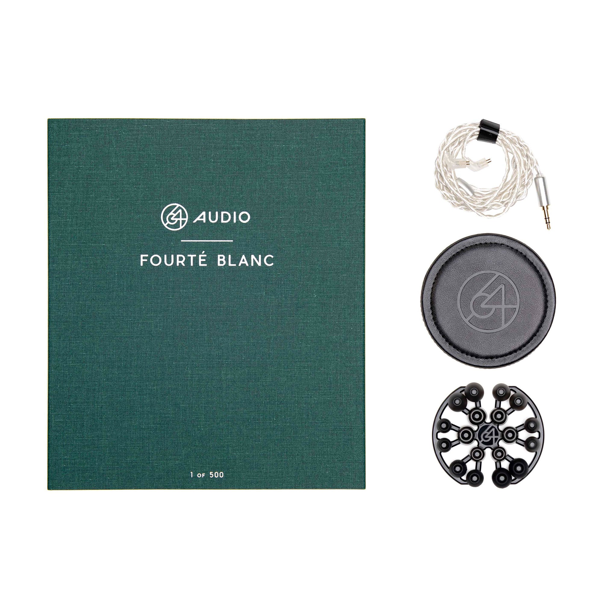 64 Audio Fourté Blanc Universal In-Ear Earphones - GreshamTech