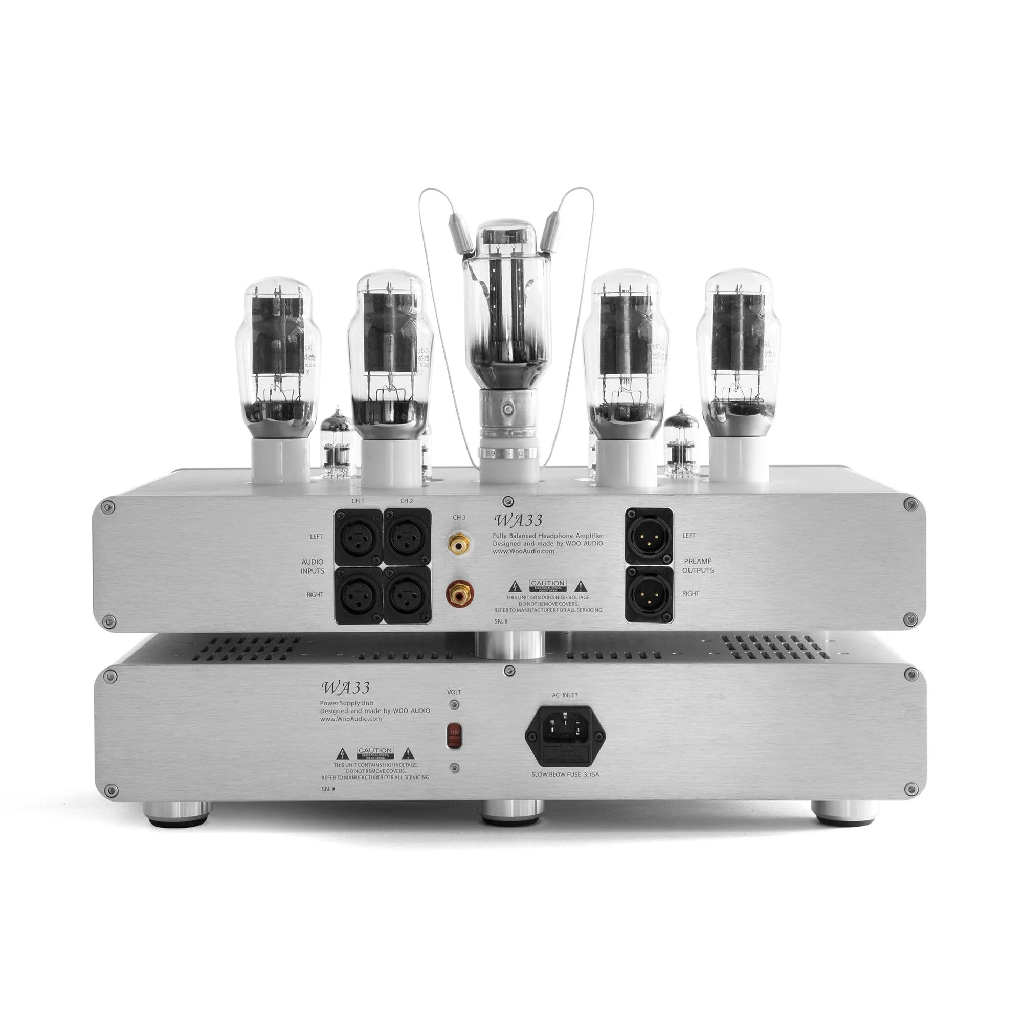 Woo Audio WA33 Fully Balanced Tube Amplifier - GreshamTech