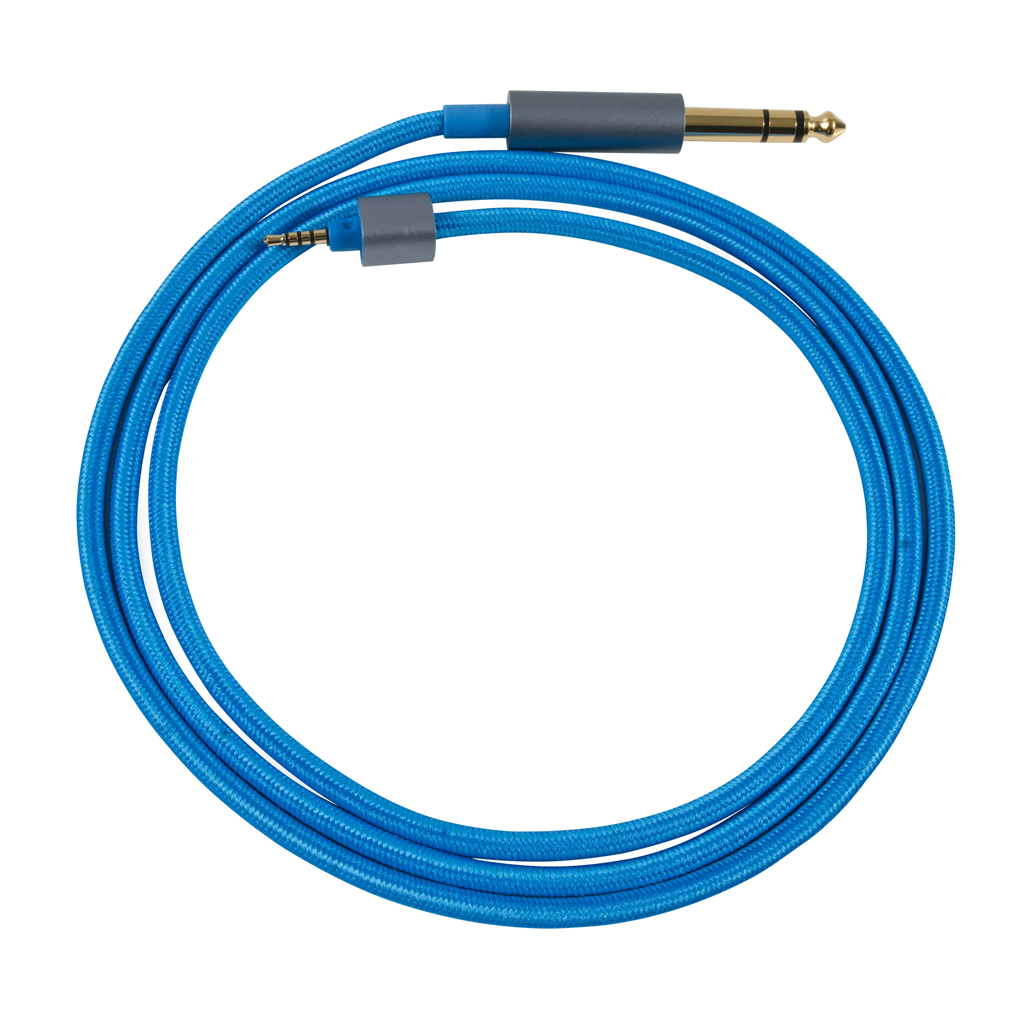 Dekoni Audio Ensemble Presplit Blue Nylon Headphone Cable - GreshamTech