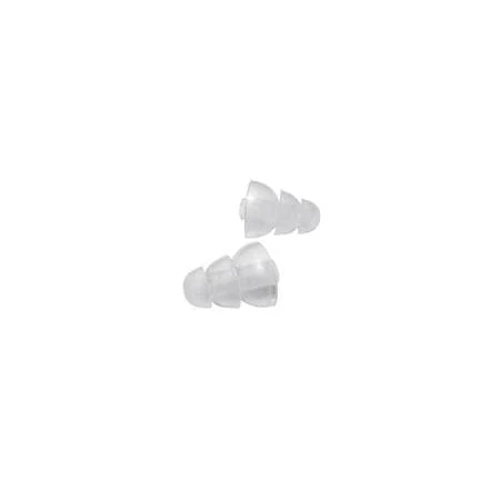 Etymotic ER38-18CLX Large Clear 3-Flange Eartips - GreshamTech