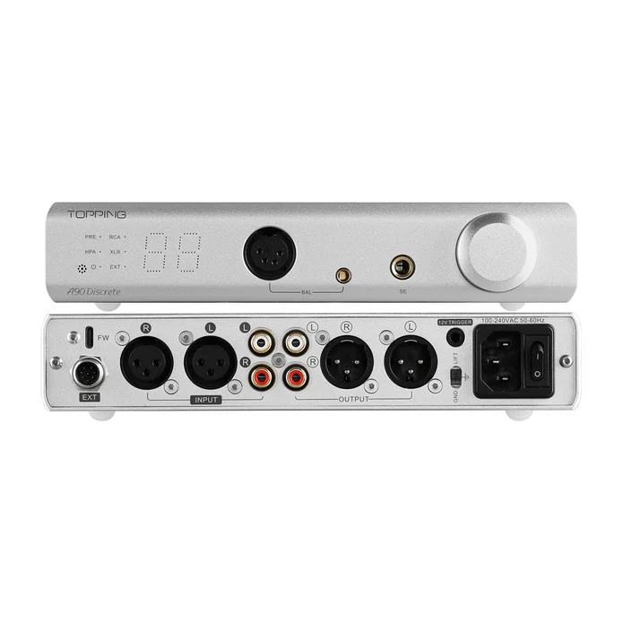 Topping A90 Discrete Balanced Headphone Amplifier - GreshamTech