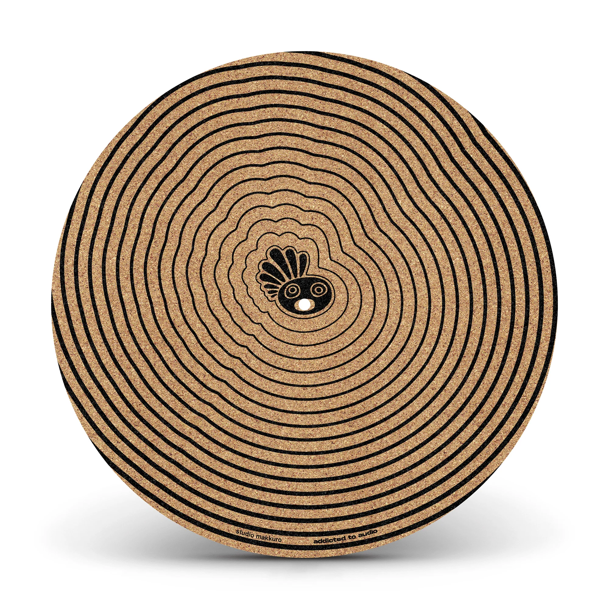Studio Makkuro Fine Grain Portugese Cork Turntable Mats 12 4.5mm Thick - GreshamTech