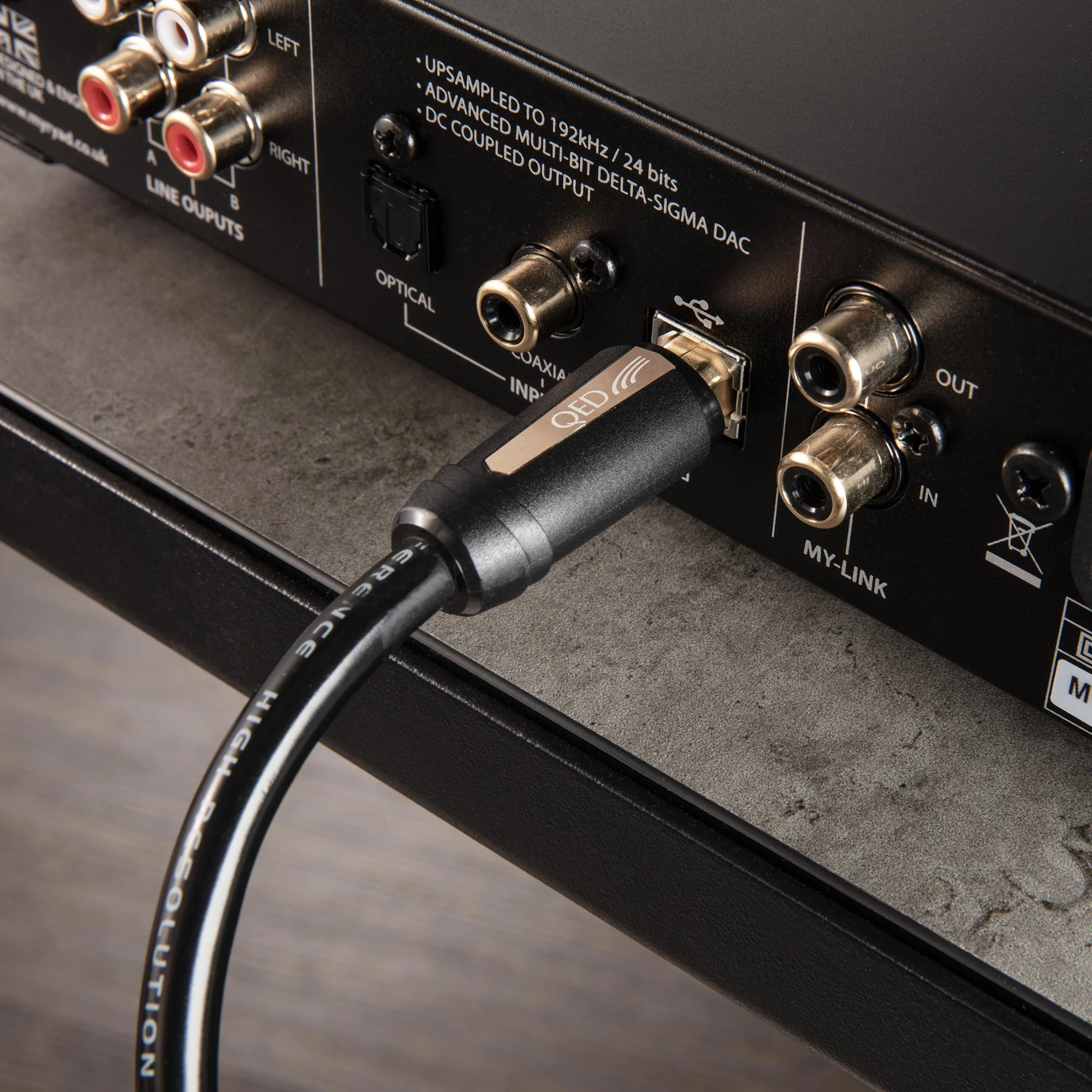 QED Reference Hi-Res USB A-B Cable - GreshamTech