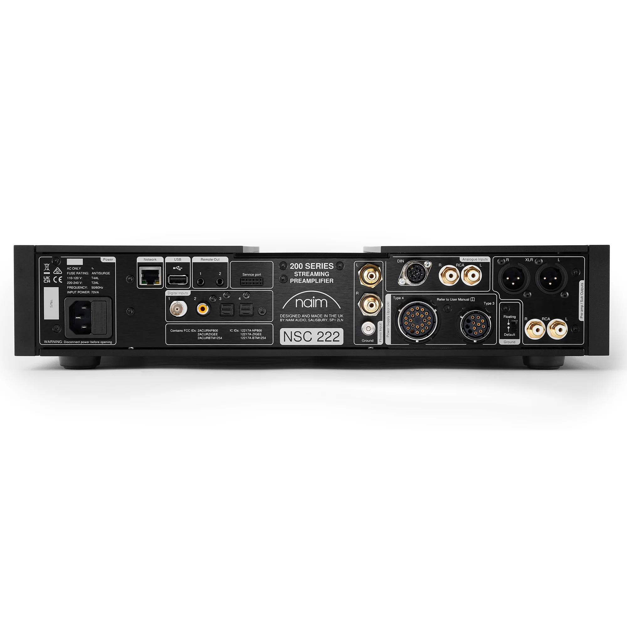 Naim NSC222 New Classic Streaming Preamplifier - GreshamTech