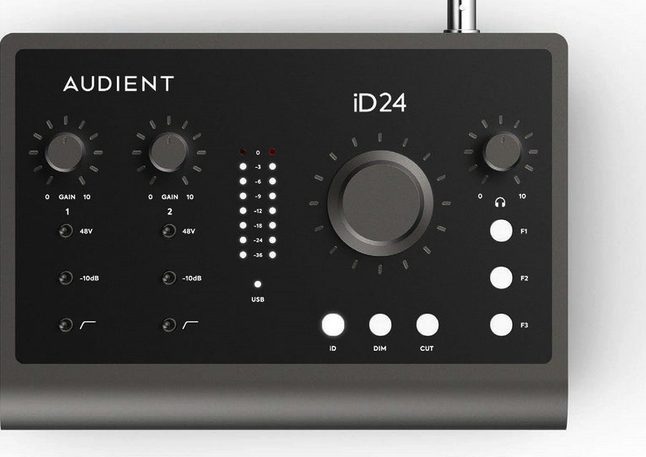 ID24 Audient 10in/14out Audio Interface Audio Interface recording USB Like New - GreshamTech