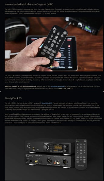 RME ADI-2 FS DAC DAP Music Player high fidelity DSD Like New ex-demo 9.5/10 - GreshamTech